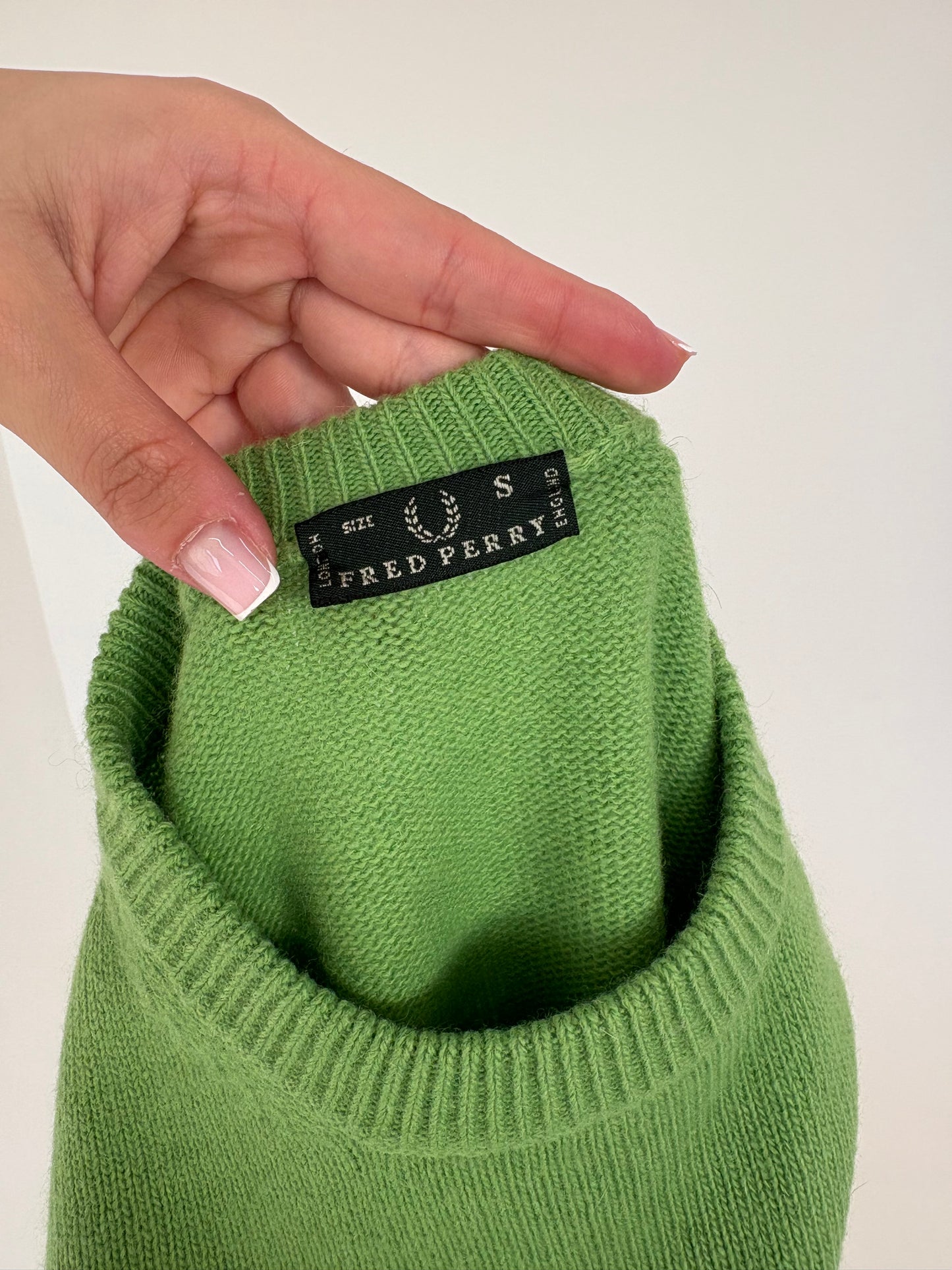 Pulover vede crud tall de gramaj mare din lana merino extrafina