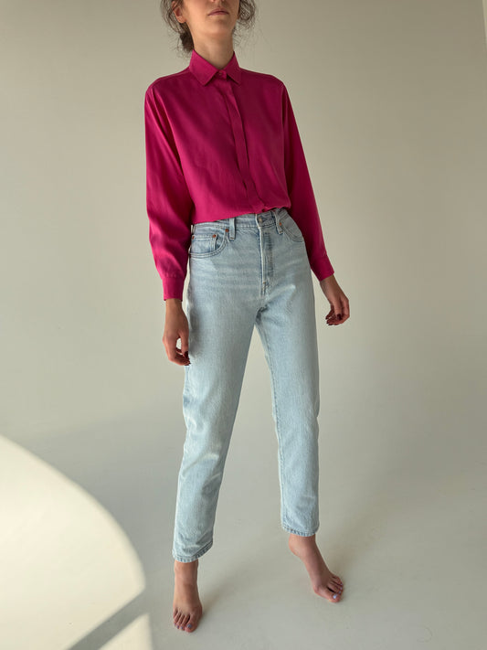 Jeans Levi’s premium 501 light wash tall