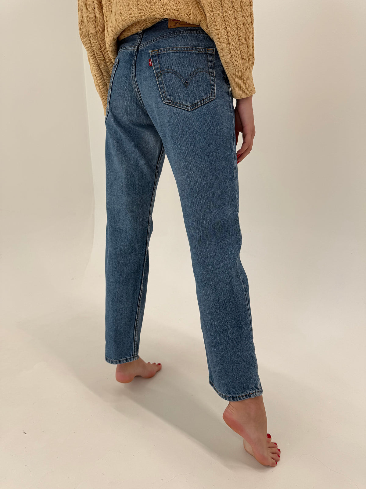 Jeans Levi’s 505 regular for straight leg classic wash