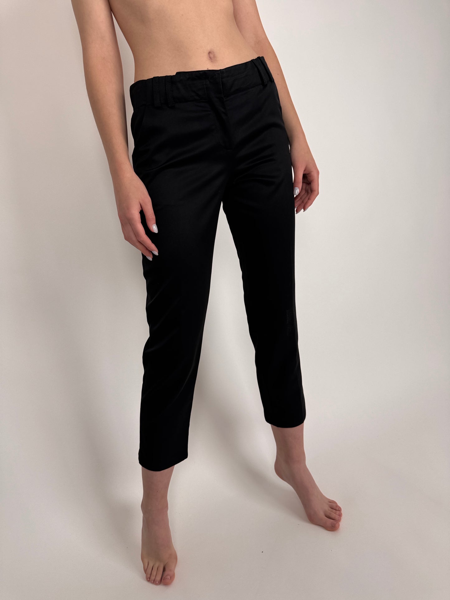 Pantaloni negri luxury Etro in croi clasic