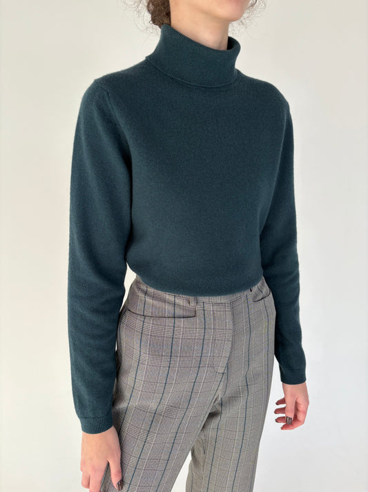 Maleta pune green din lana extrafina de gramaj mare