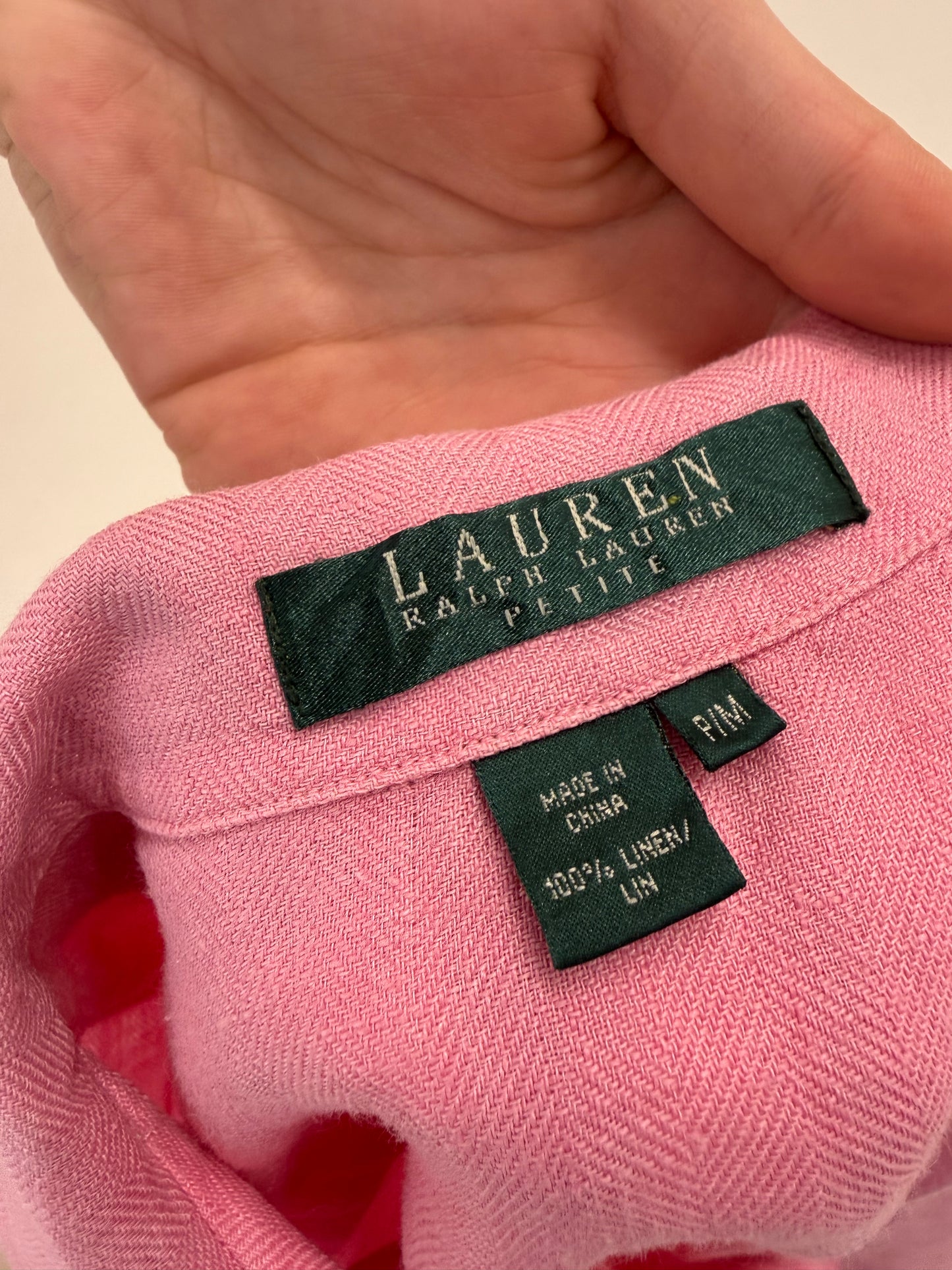 Cămașa Ralph Lauren din în roz pudrat