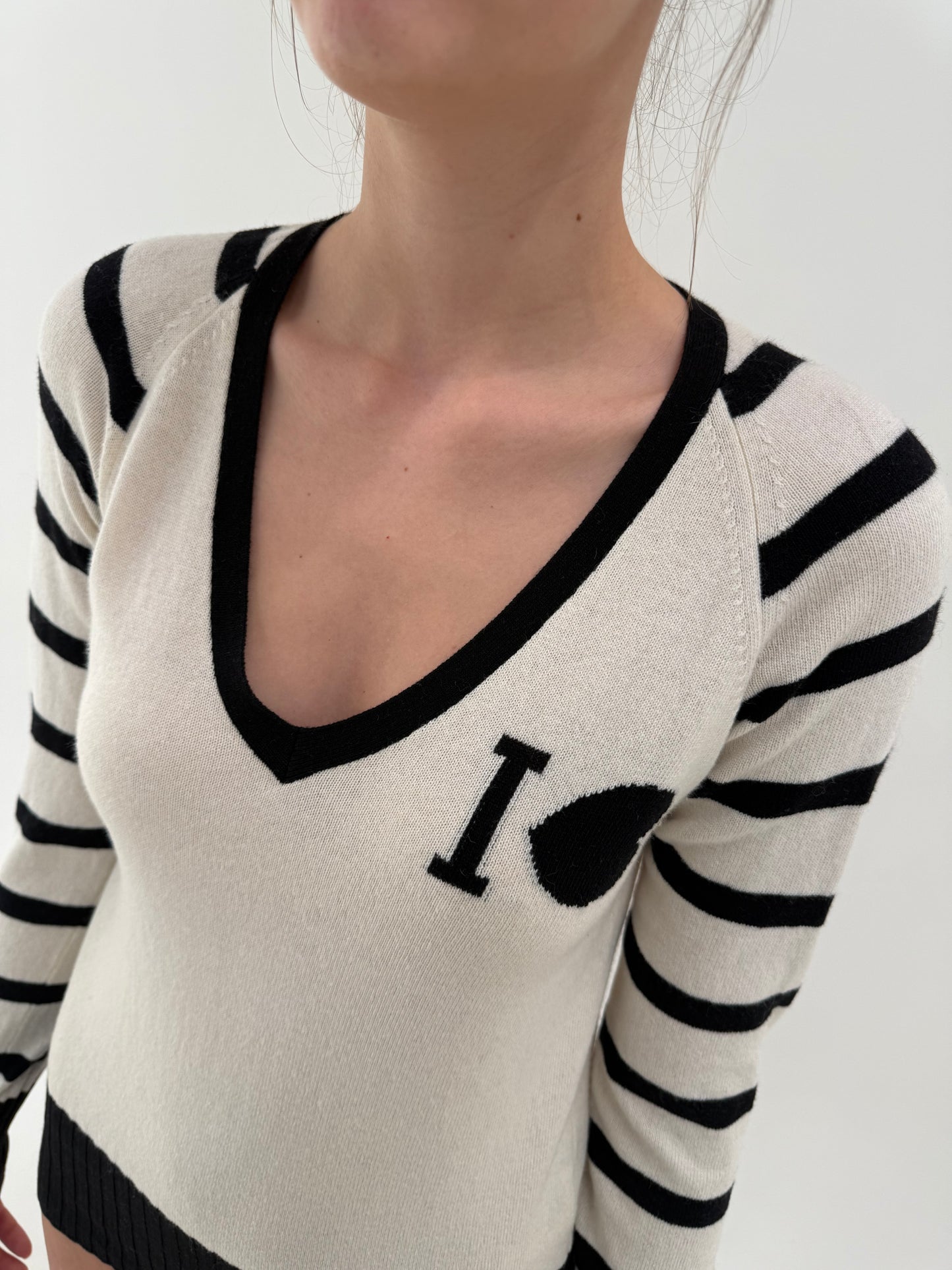 Puloveras luxury Iceberg în dungi și anchior