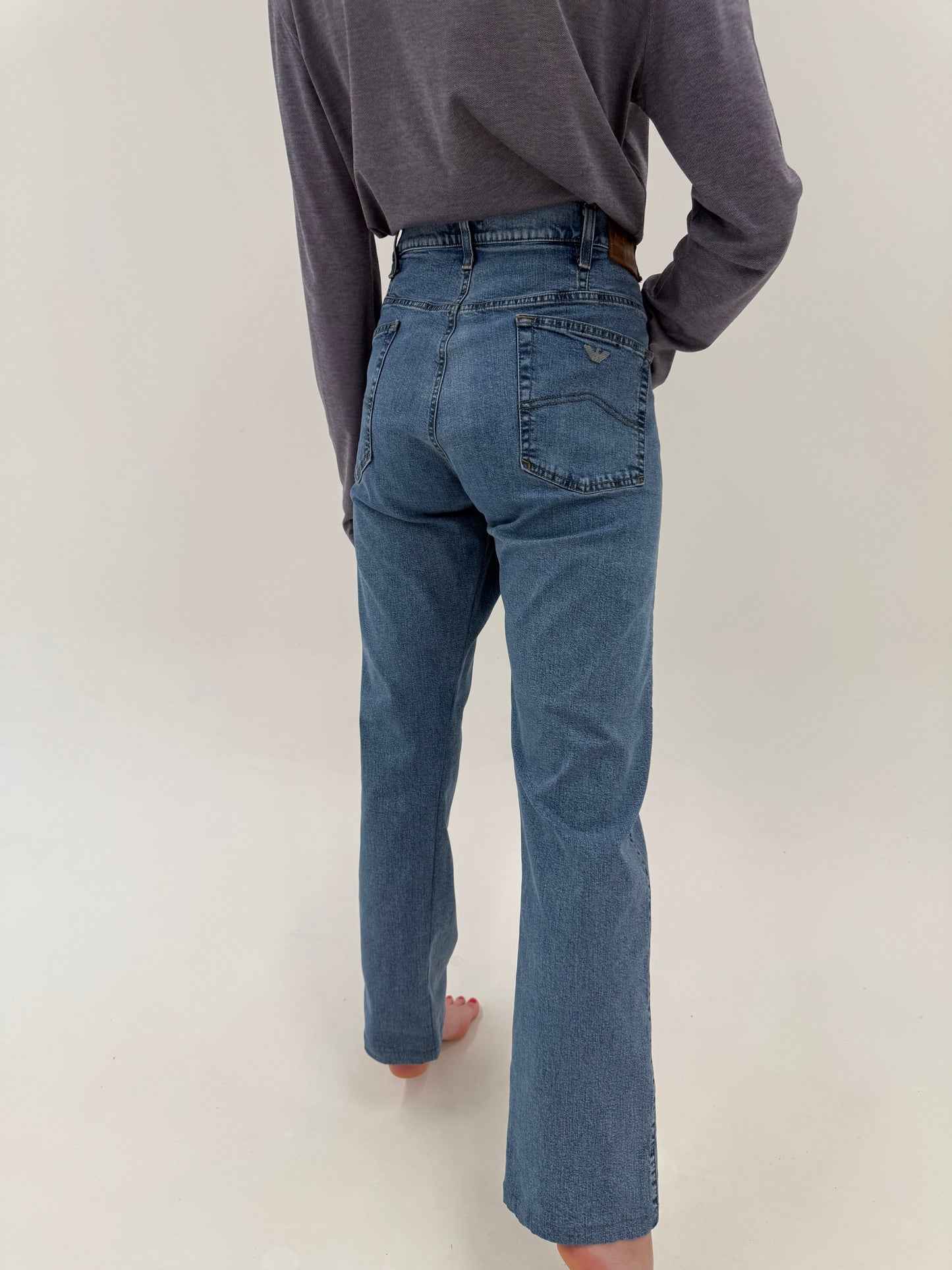 Jeans vintage Armani ultra confort modelatori tall lighter wash