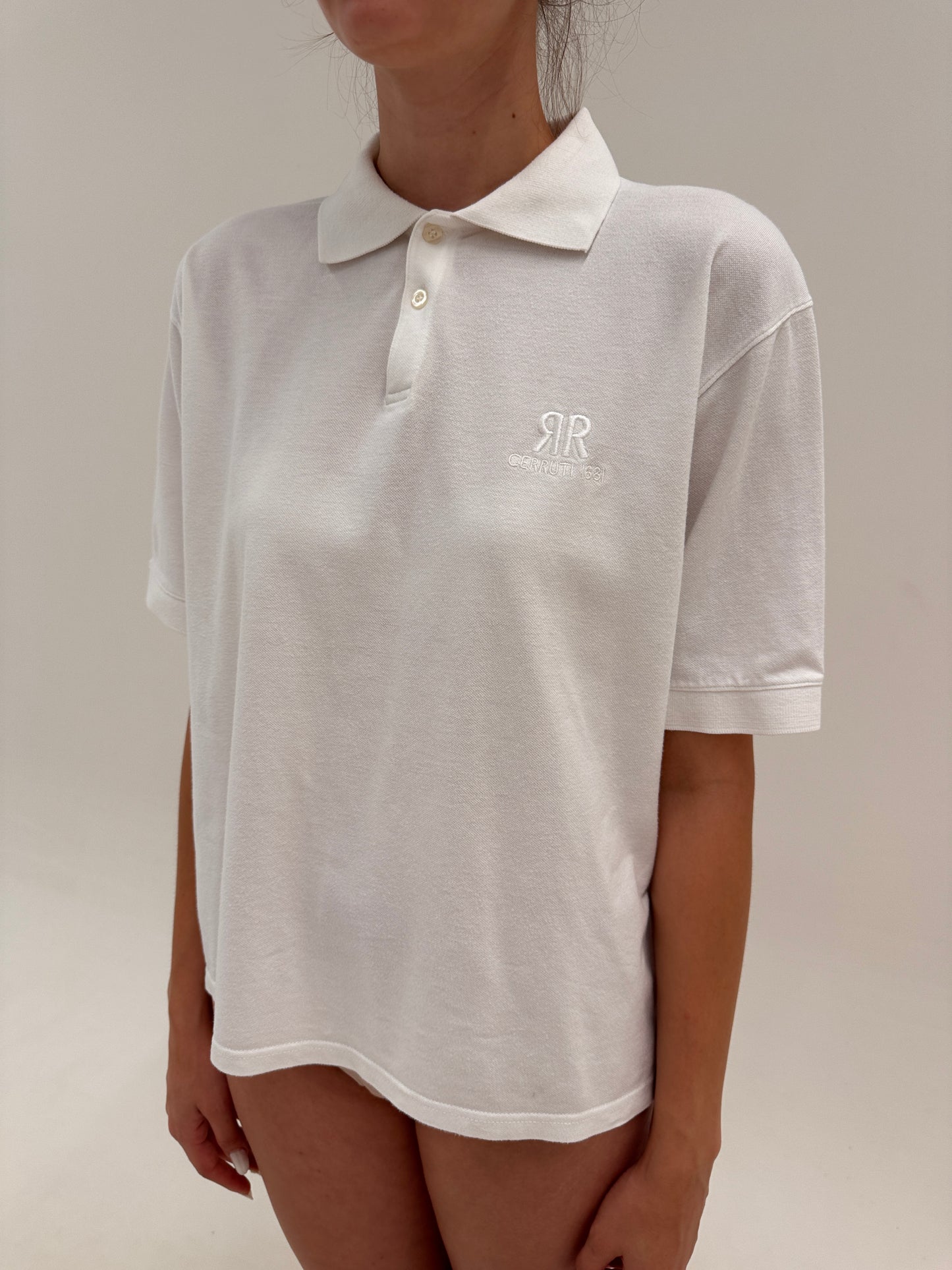 Top polo de brand luxury Cerutti cu influențe casual din bumbac premium