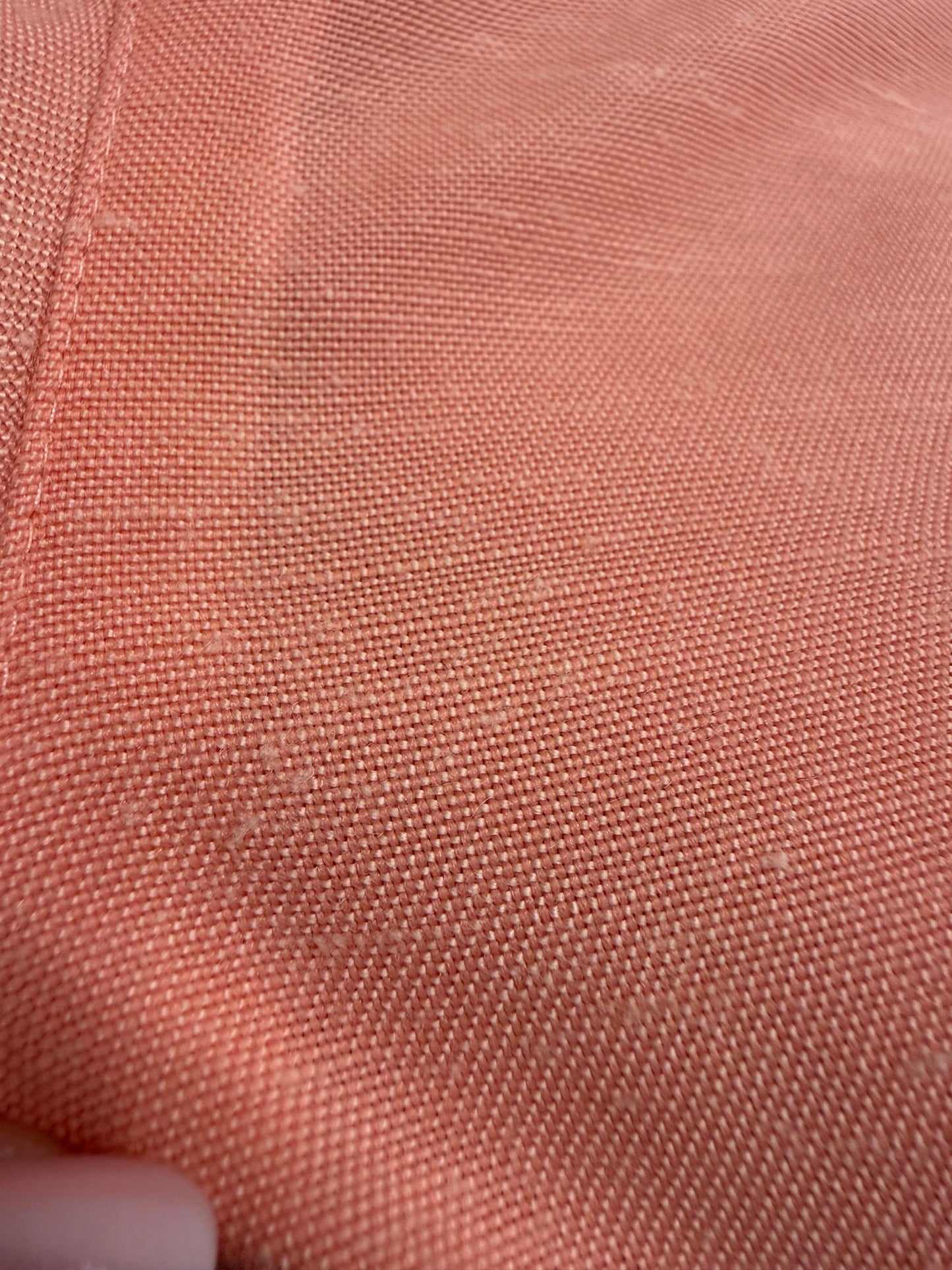 Sacou vintage salmon Pink din pânză de in cu nasturi bijuterie