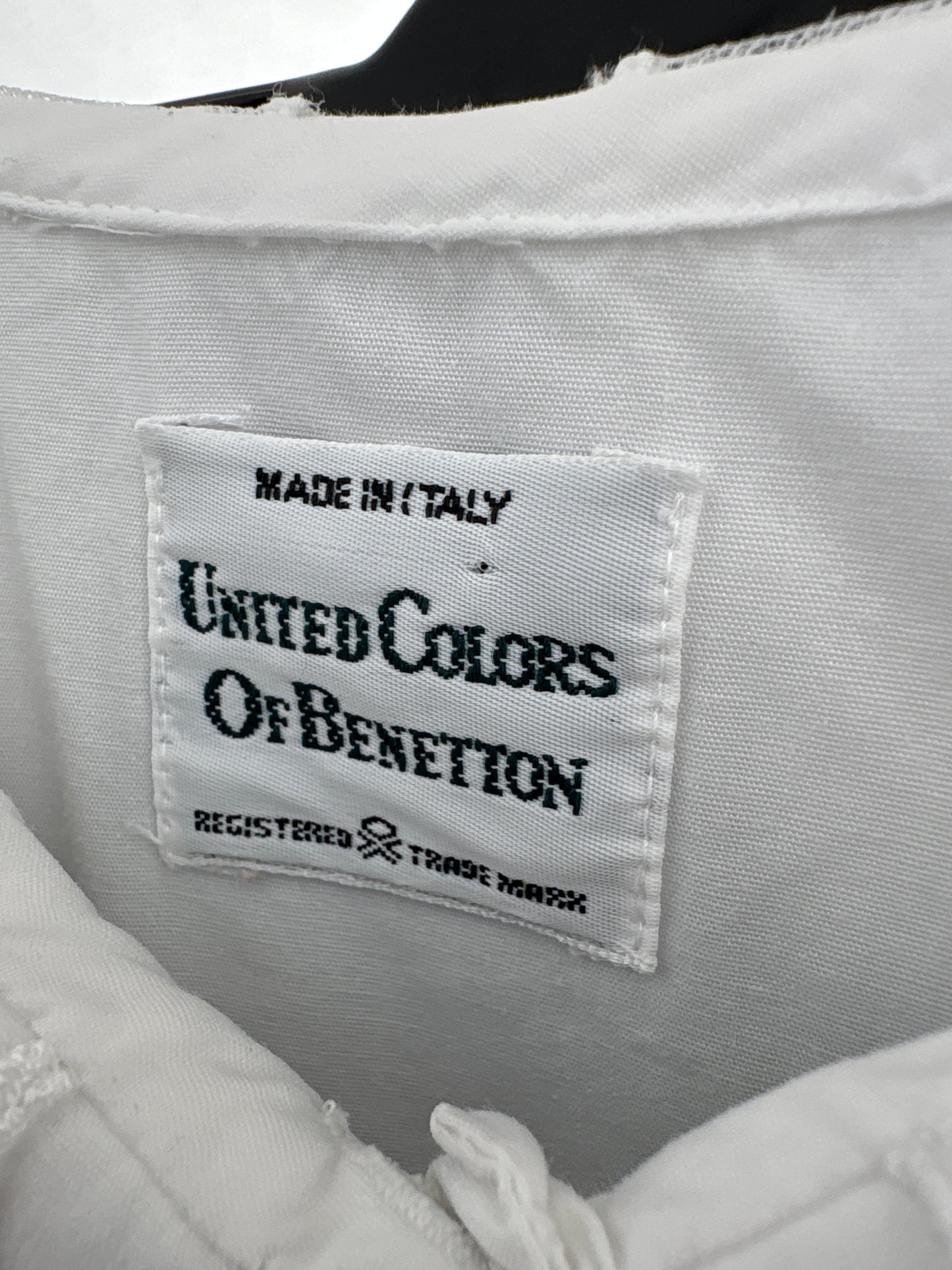Cămașa premium old vintage italiană din poplin din anii 80