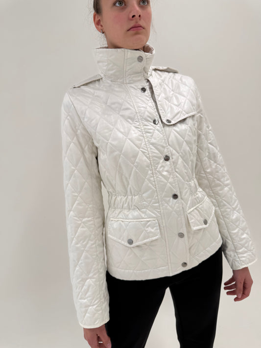 Geacă Burberry icon subțire matlasata și cambrata