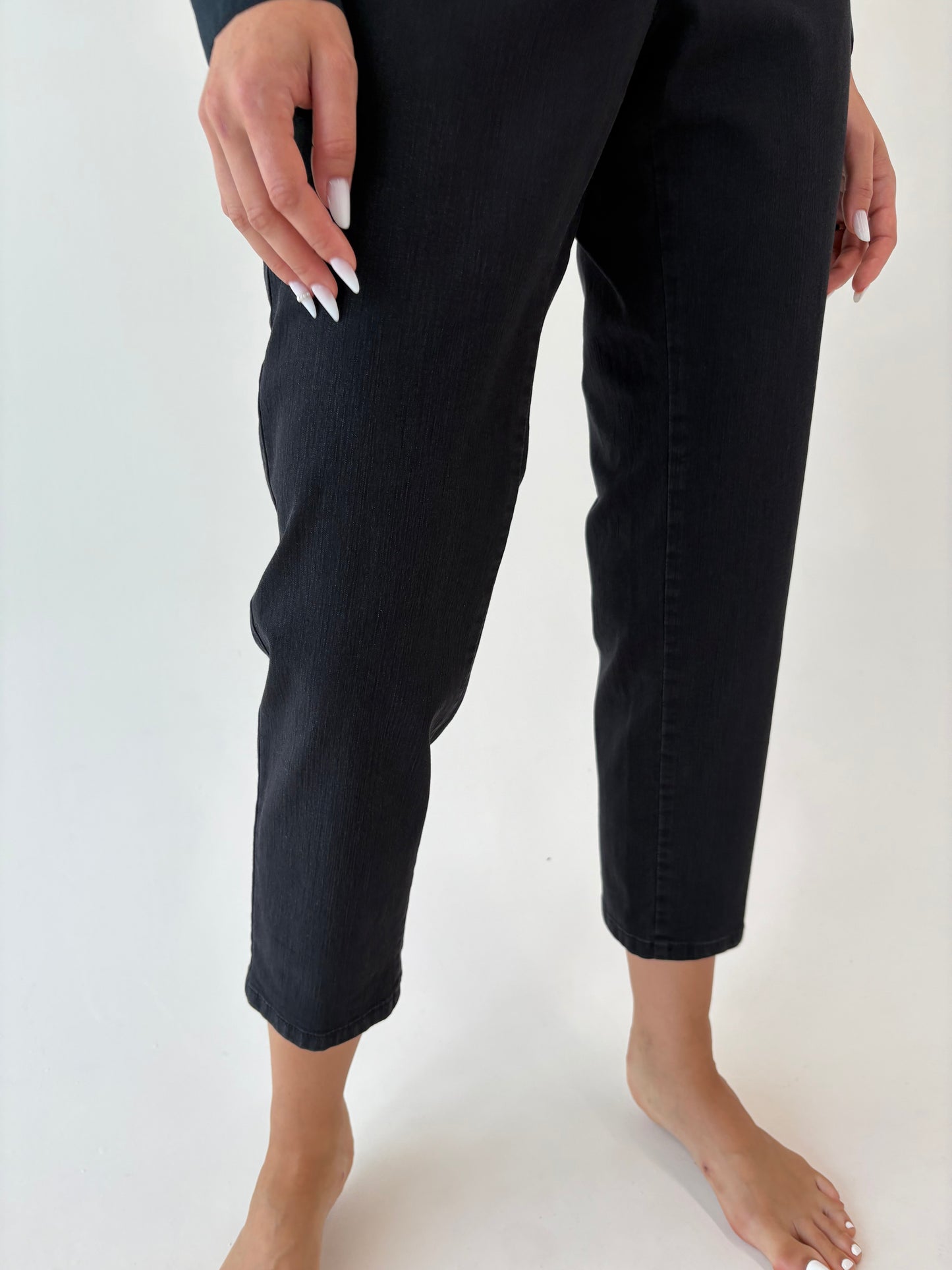 Jeans vintage petite ultra confort modelatori negru