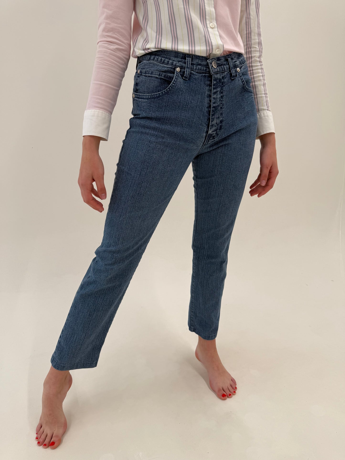 Jeans premium italienești modelatori