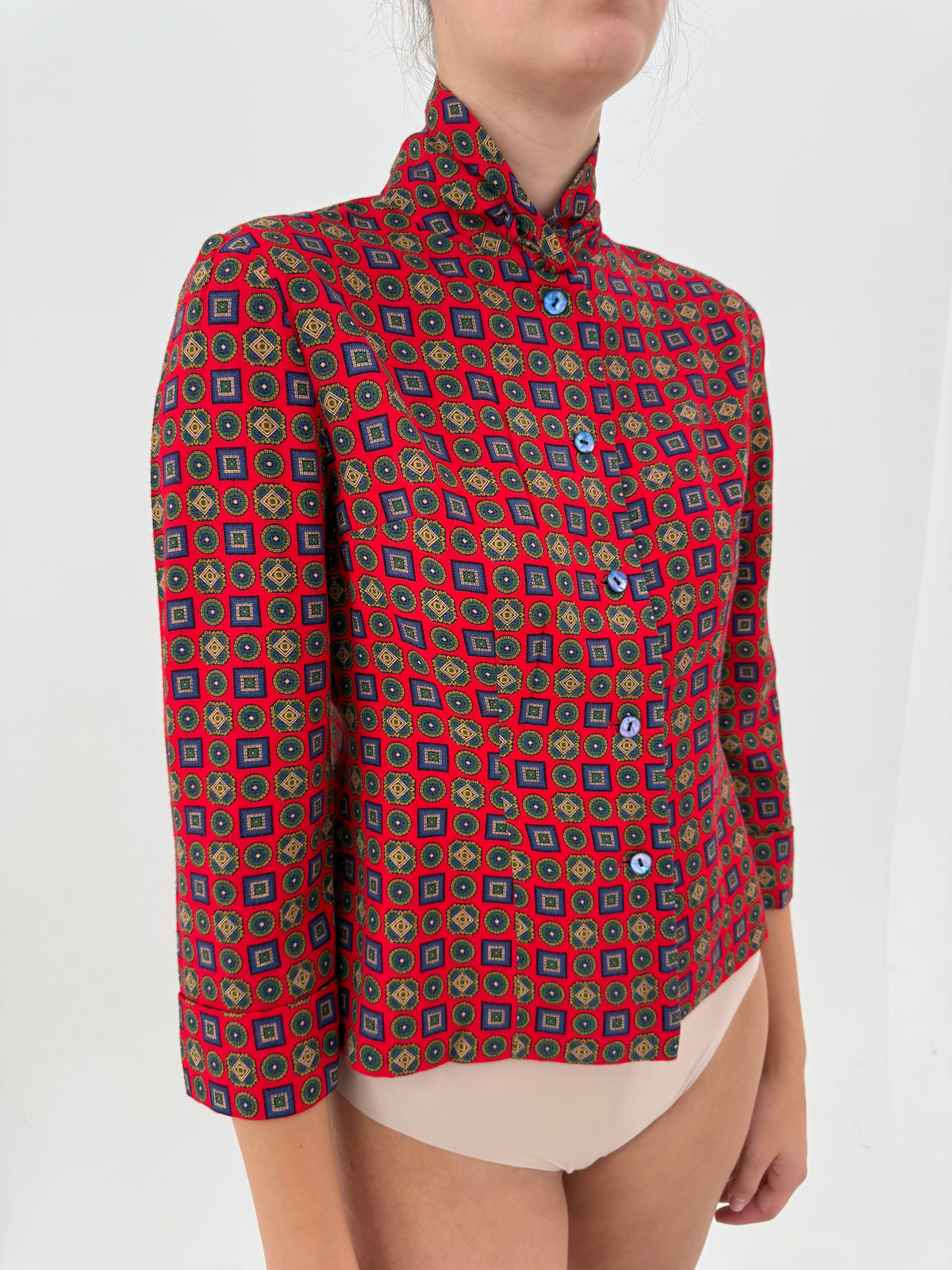 Deux piece vintage din lanita extrafina petite