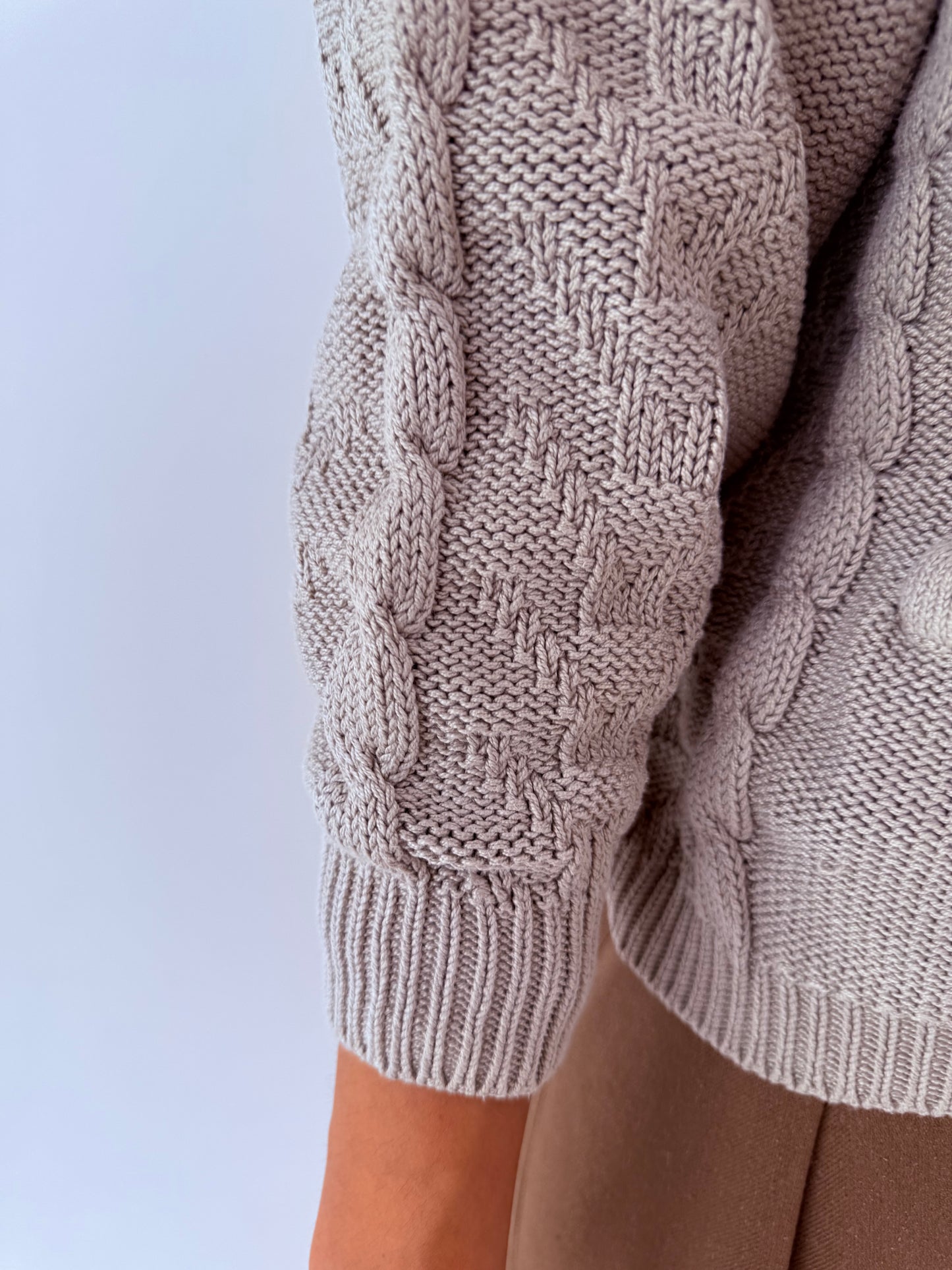 Cardigan italian din bumbac excepțional de gramaj mare petite