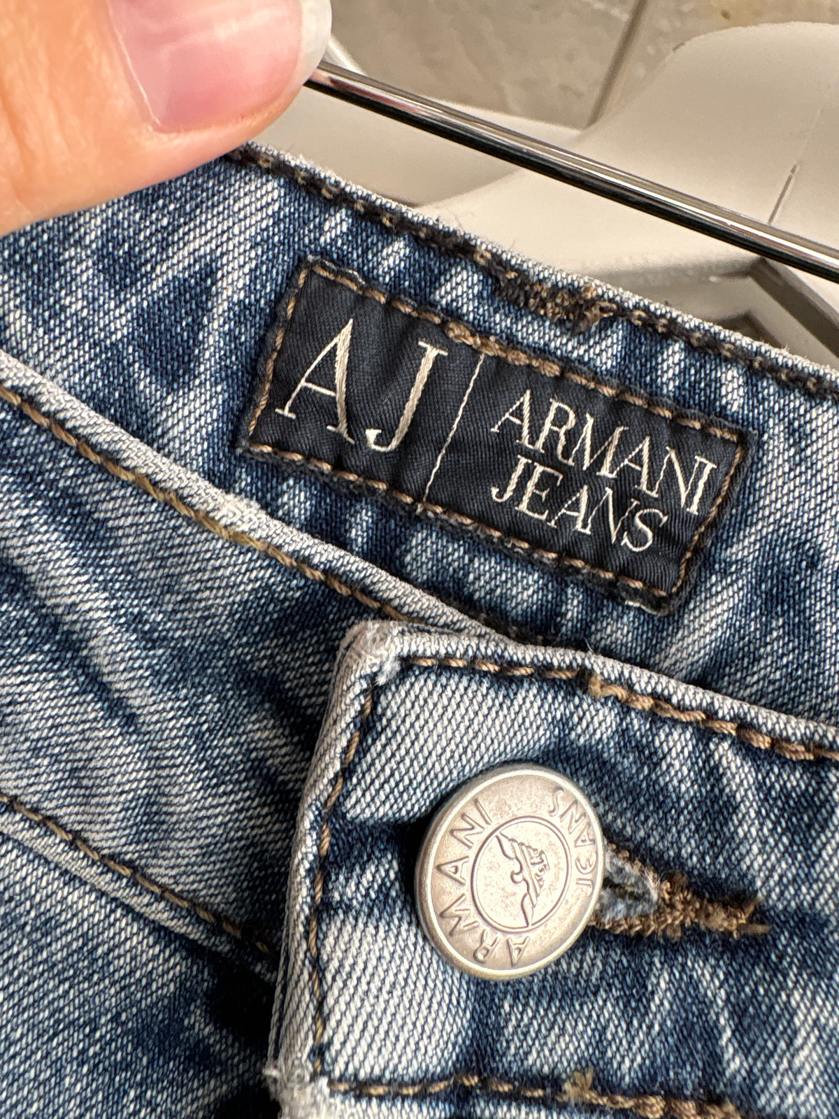 Jeans Armani vintage bootcut classic wash ușor modelator ultra confort
