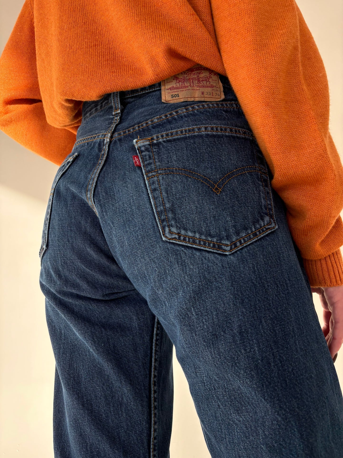 Jeans tall Levi’s 501 dark wash