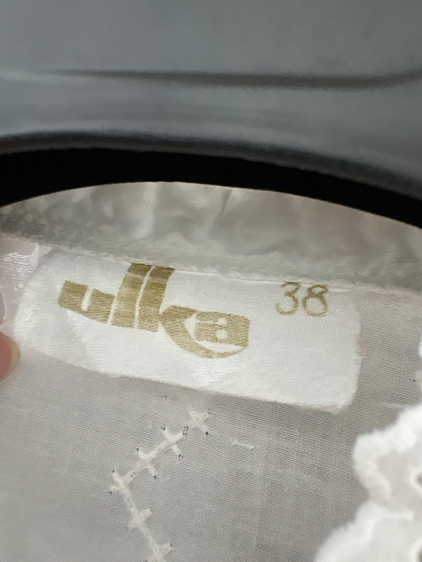 Cămașa vintage petite integral broderie anglaise