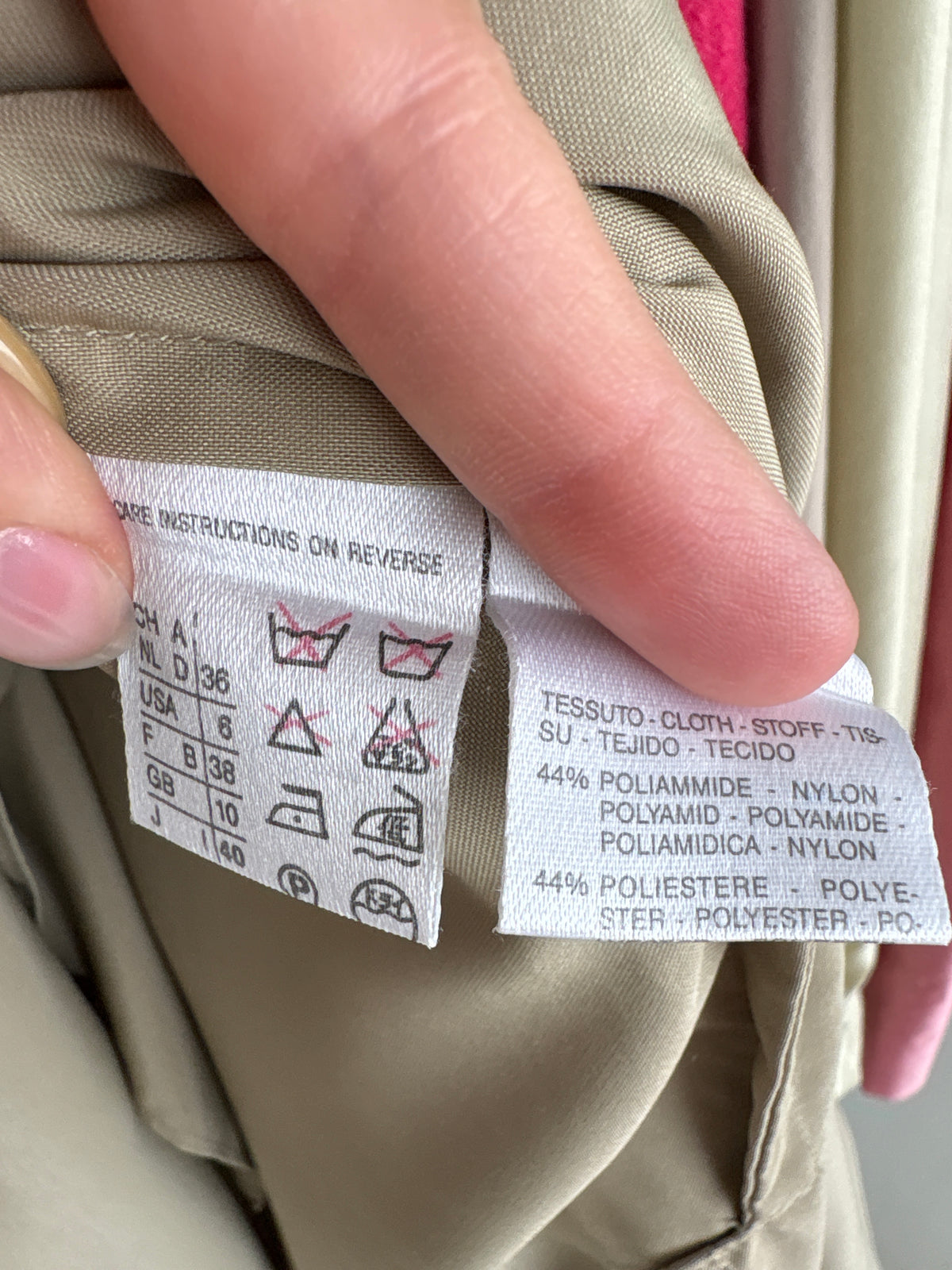 Trench Max Mara clasic din material excepțional Sage green