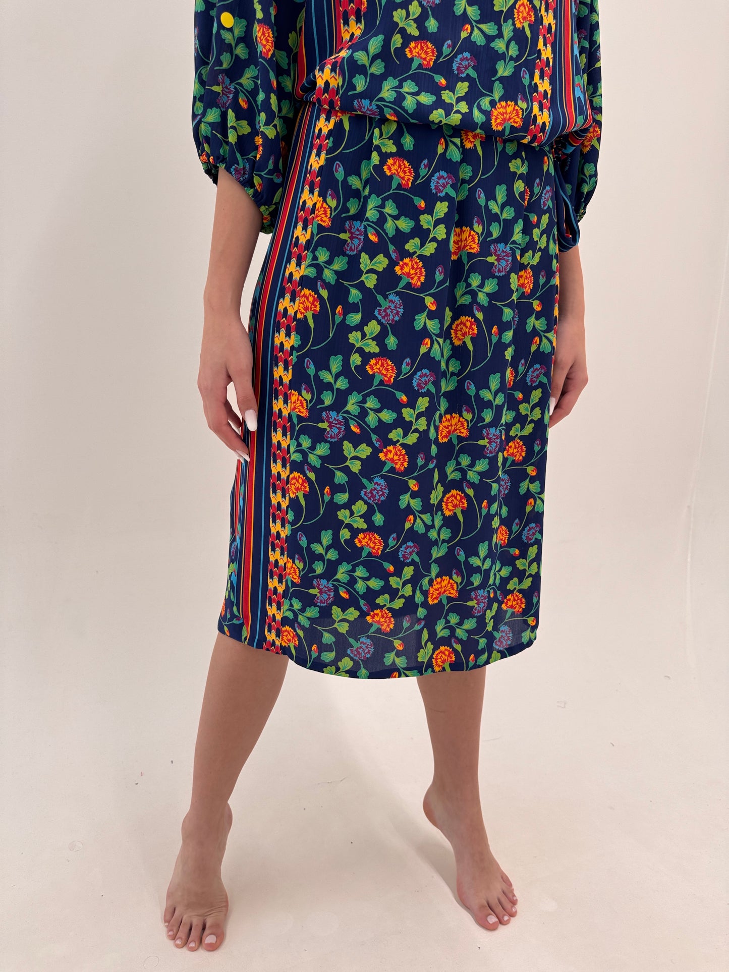 Set vintage luxury de designer Diane Frès de arhivă / colecție ani 80 timpurii