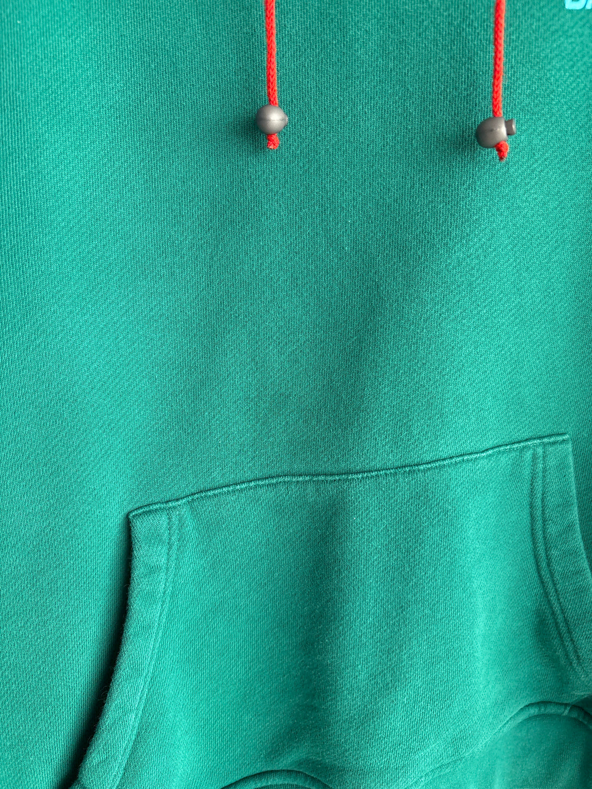 Hanorac Balenciaga colectia unisex din bumbac gros pine green