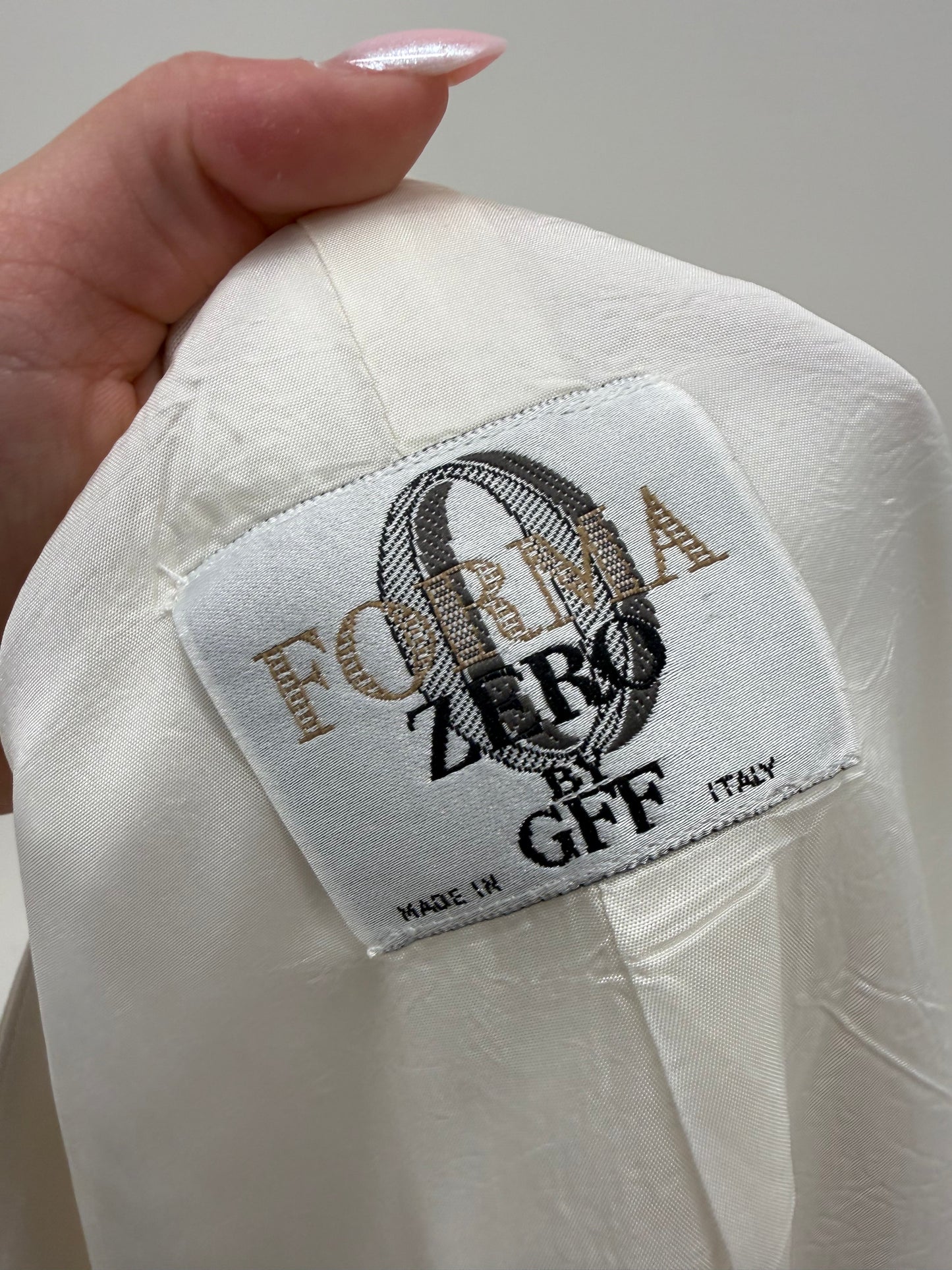 Sacou luxury de vară Gianfranco Ferre din twill moale de bumbac și in