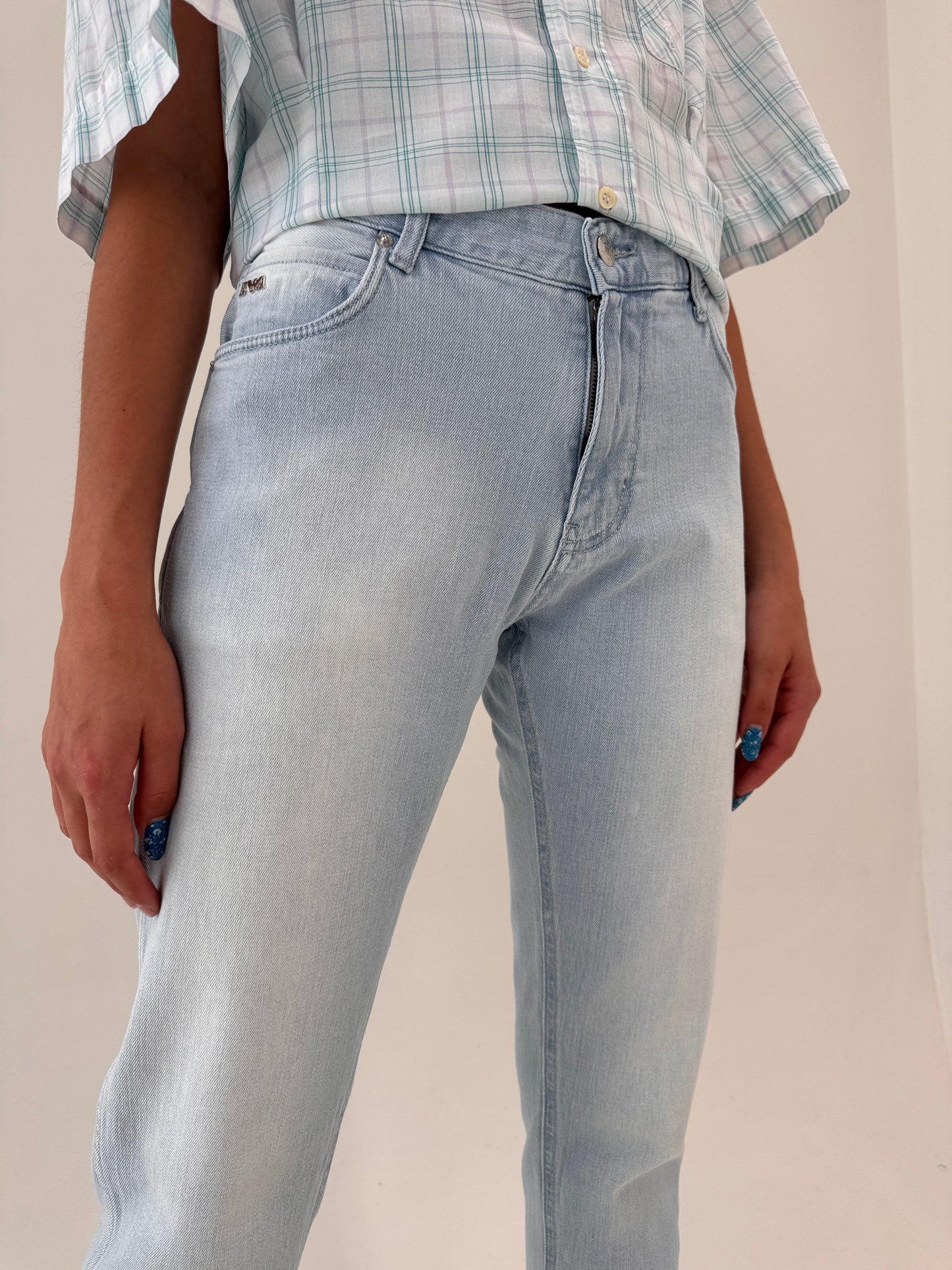 Jeans Armani ultra confort tall light wash in croi clasic