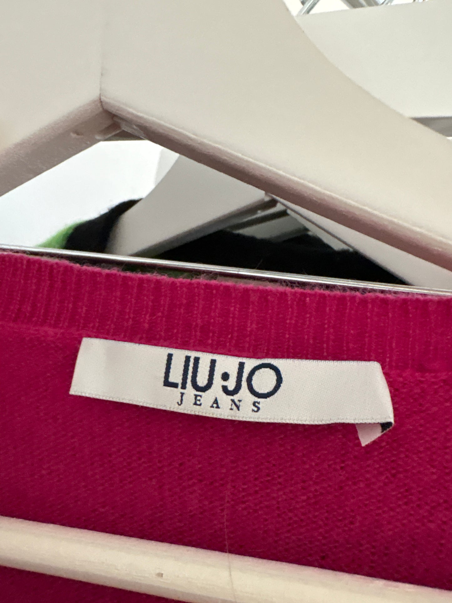 Top super premium din cașmir multiply fucsia Liu&Jo