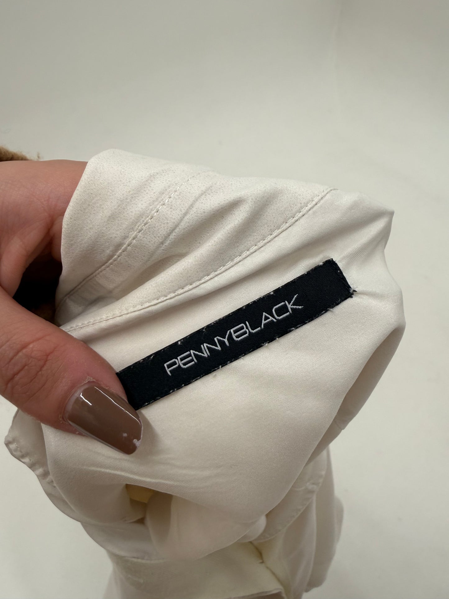 Cămașa tall din gama Max Mara din mătase naturală