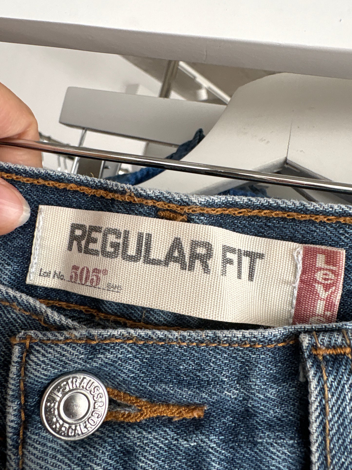 Jeans Levi’s 505 regular for straight leg classic wash