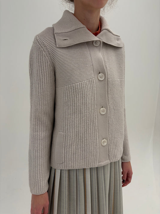 Jacheta high end italiană din lana merino extrafina de gramaj super mare