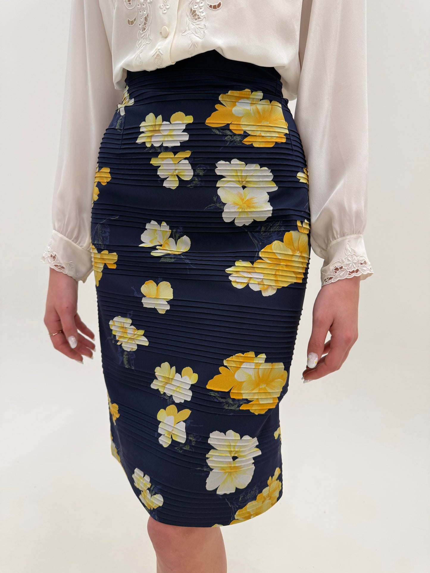 Set Max Mara din mătase naturală cu print floral de la business la seara