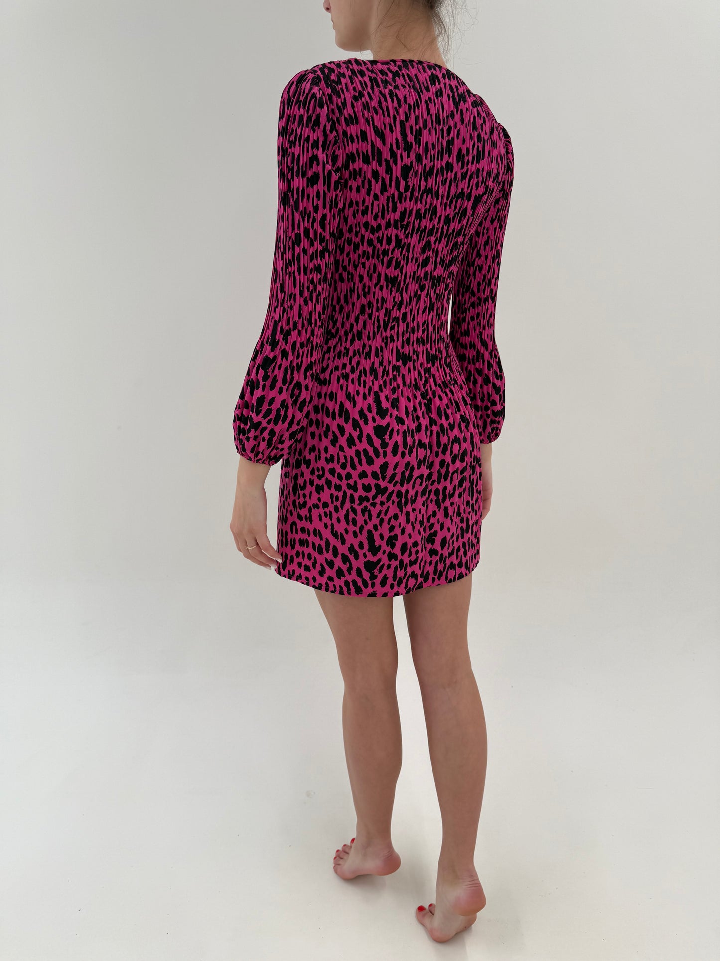 Rochie mini Maje cu animal print stilizat