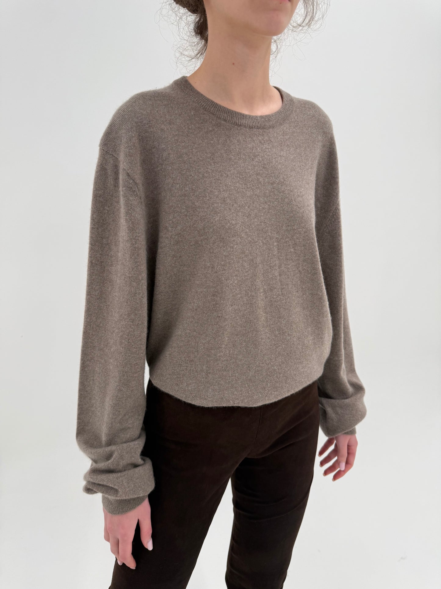 Pulover luxury Joop din cașmir multiply cafe au lait