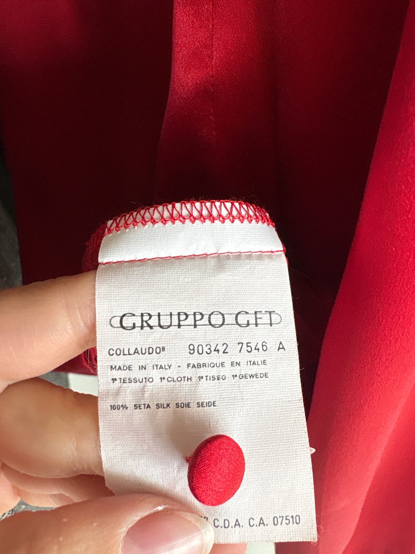 Cămașa de brand luxury italian din mătase naturală satinata