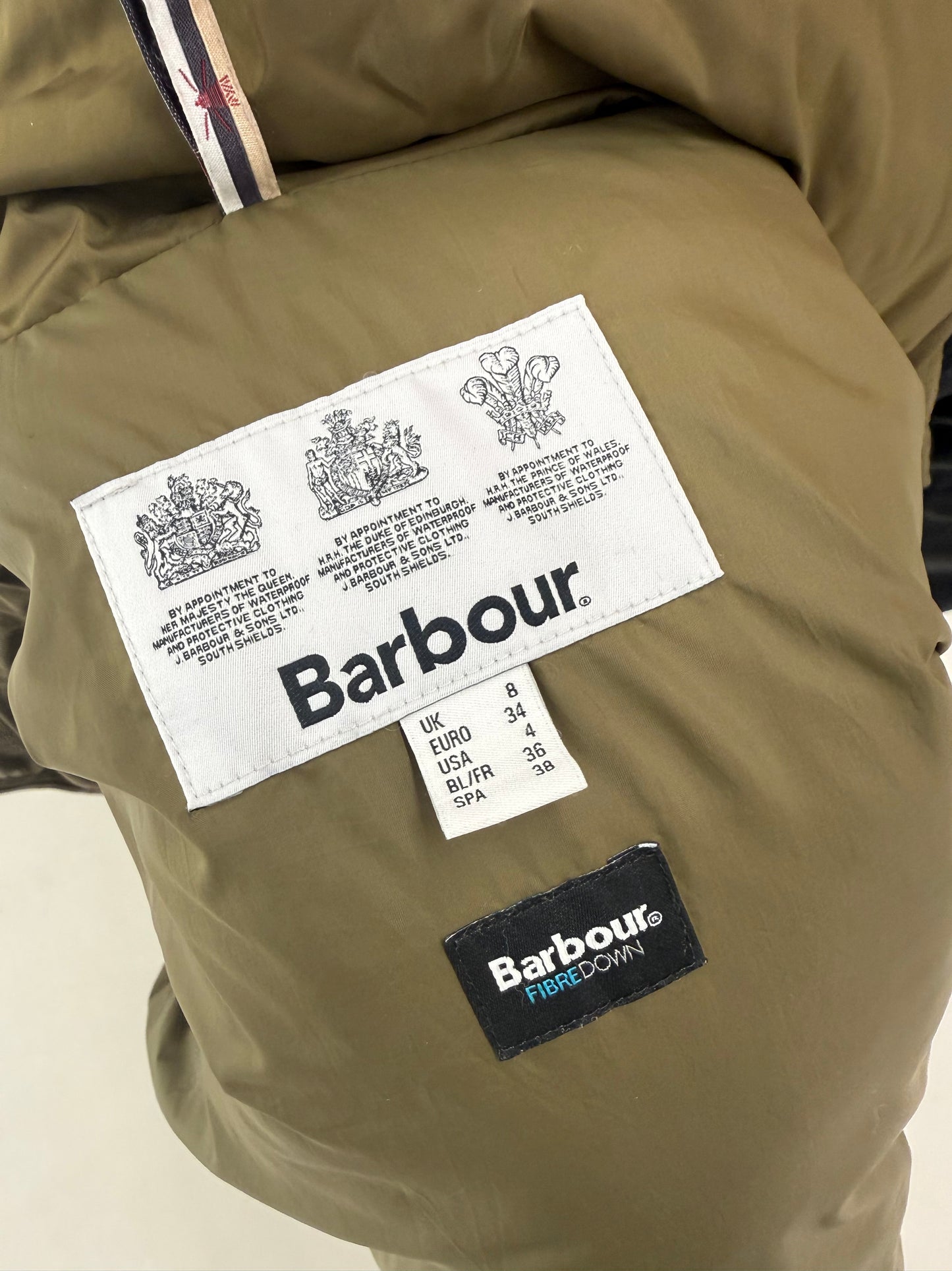Geacă Barbour tall kaki de primăvară