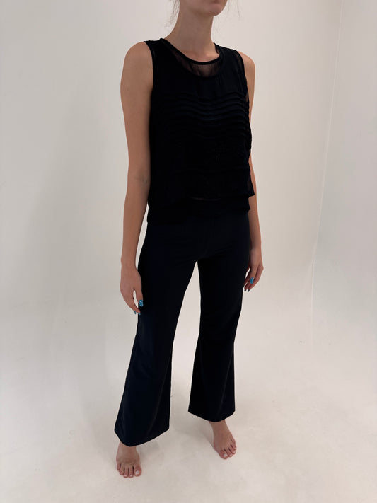 Pantaloni ultra chic evazați de brand luxury Marithé + François Girbaud