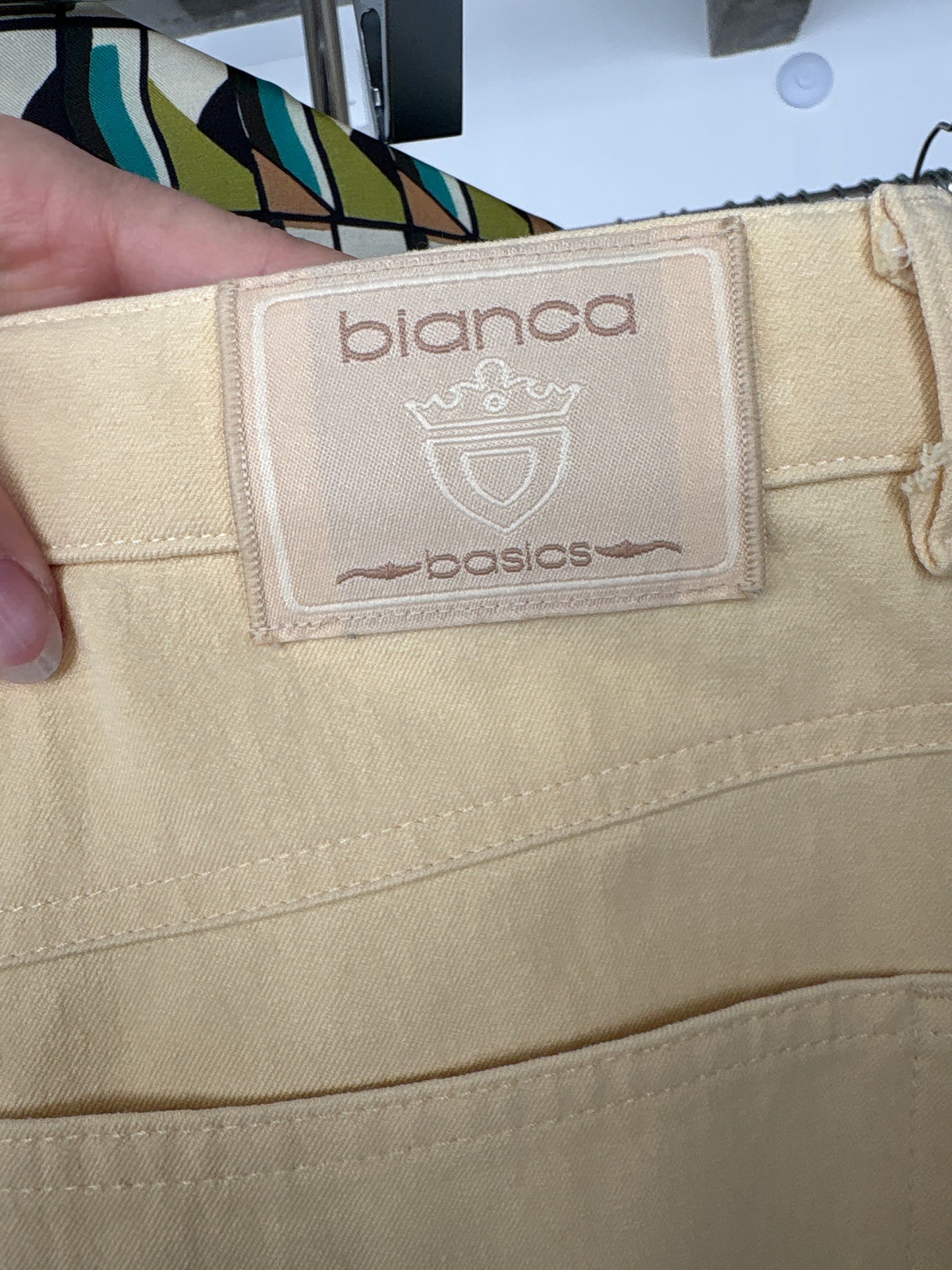 Jeans mom fit de vară ultra confort modelatori butter yellow