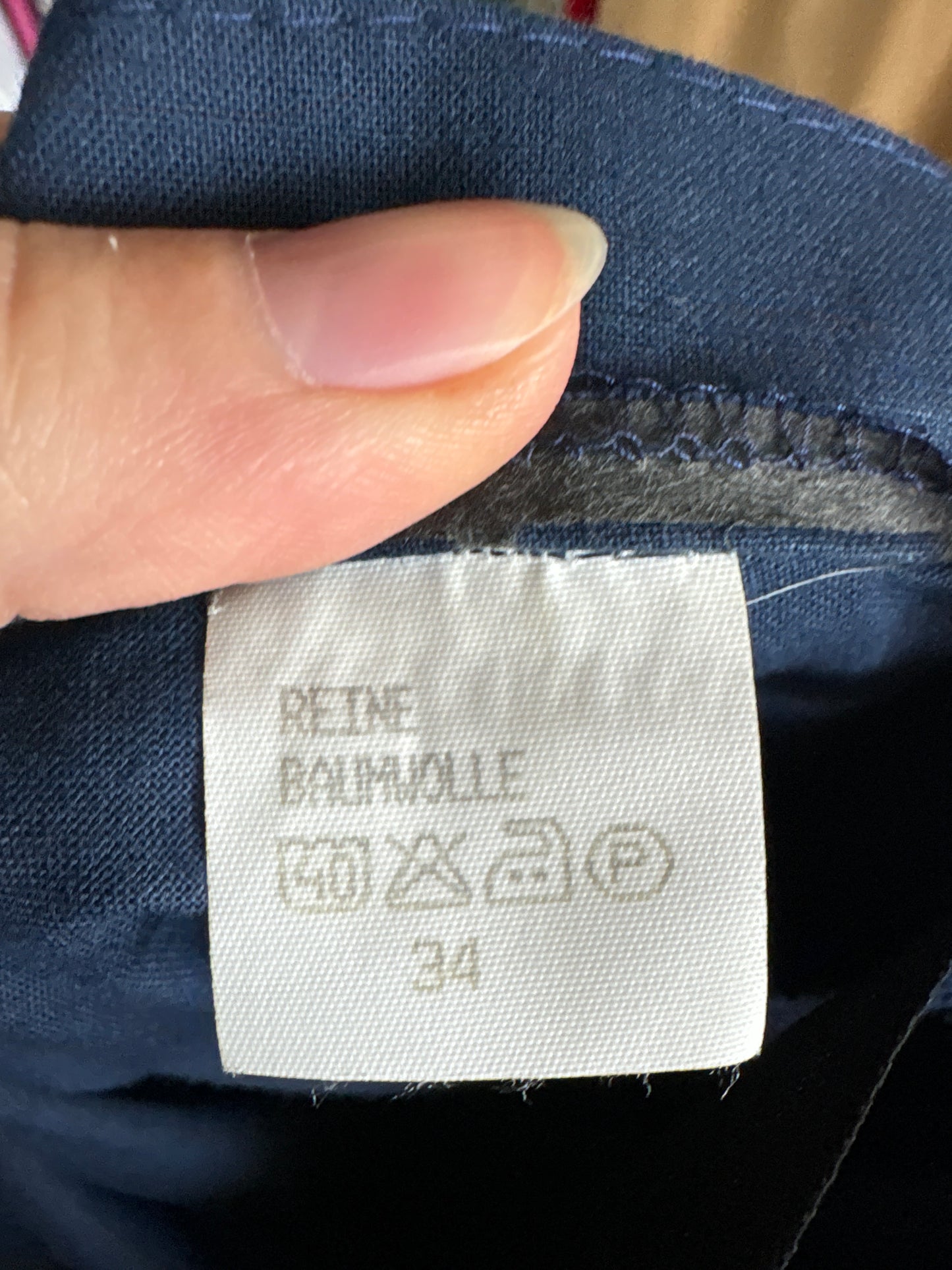 Fustă vintage ultra amplă în croi de ani 50 new old stock cu buzunare din canvas de bumbac