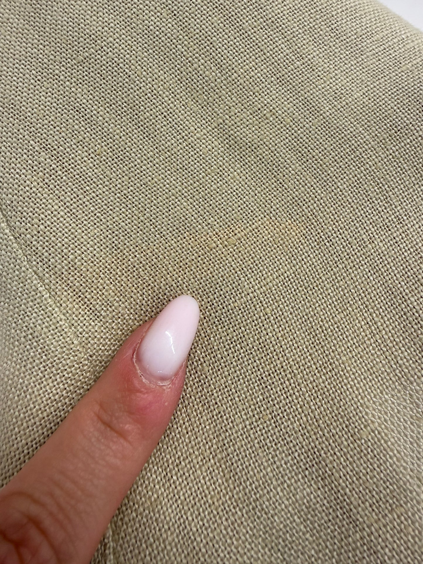 Top în croi minimalist din pânză de in