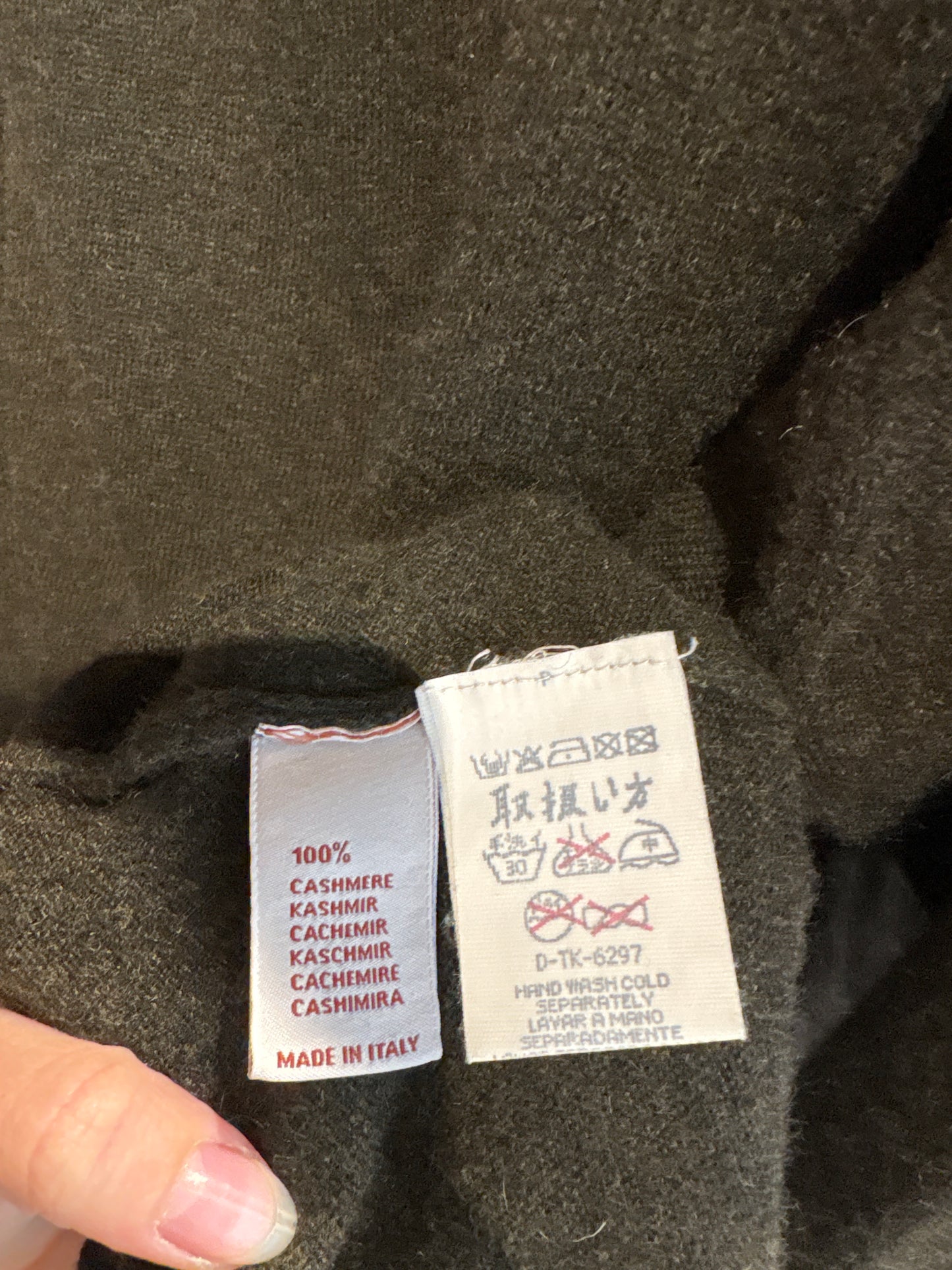 Pulover ultra luxury Zegna polo din cașmir multiply dark forest green