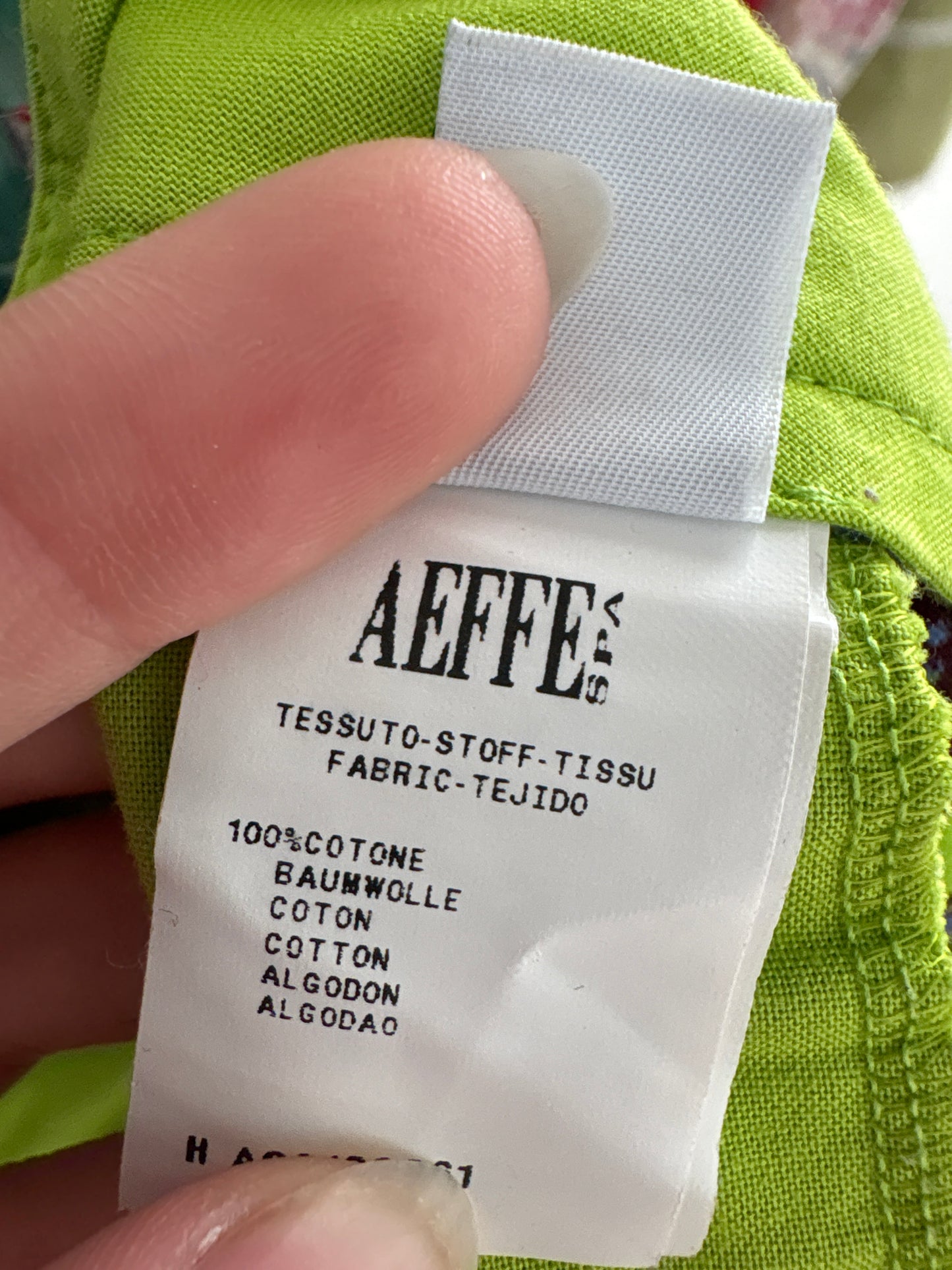 Pantaloni Moschino din pânză de bumbac în culori tari și croi evazat