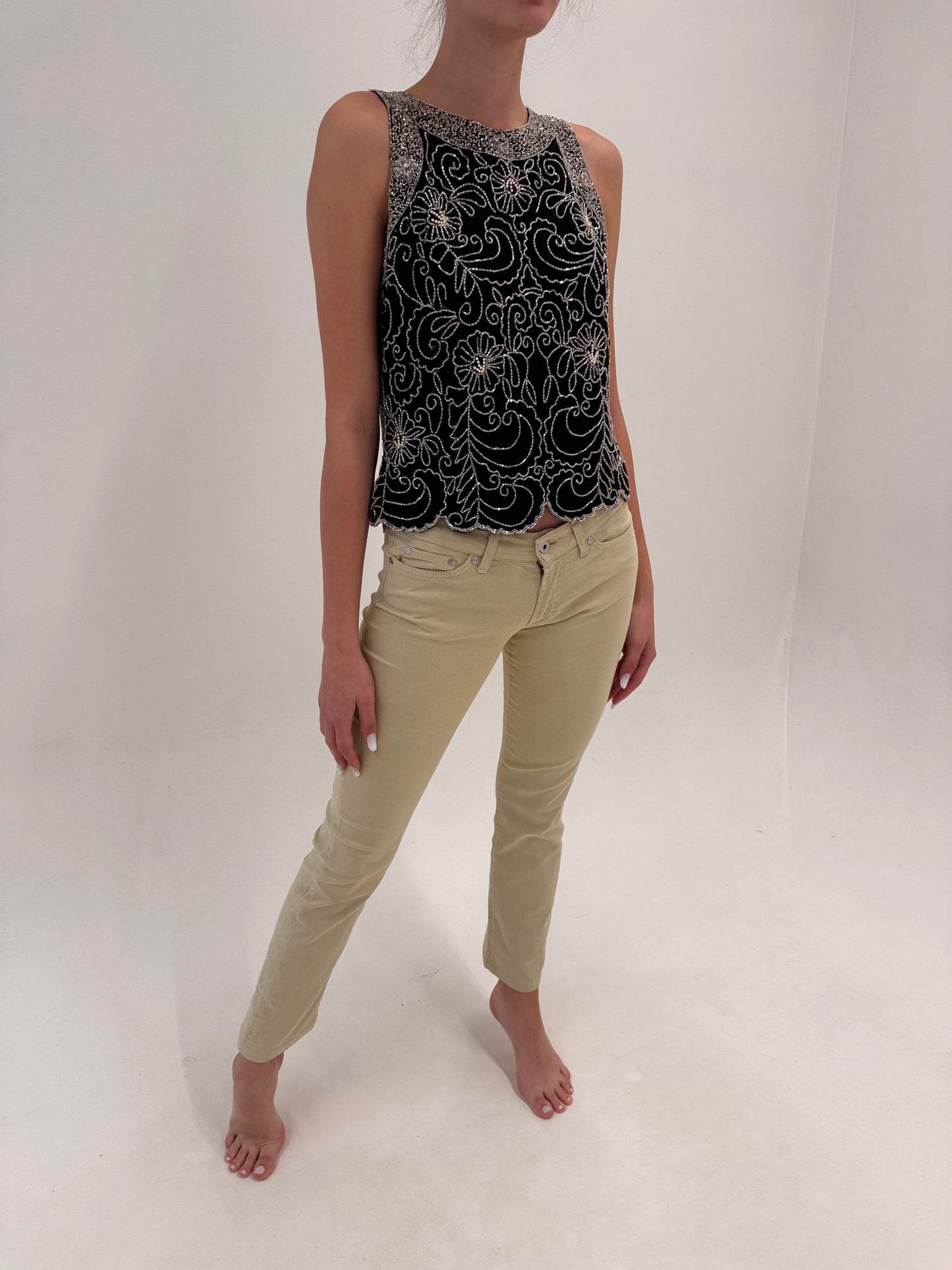 Jeans vintage Versace petite camel de vară ultra confort modelatori