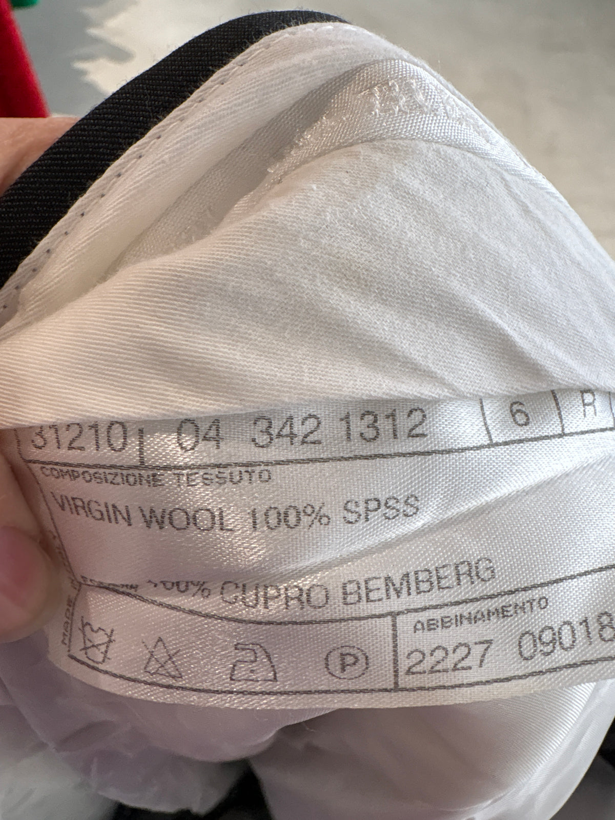 Pantaloni de brand luxury italian Pal Zileri cu talie ultra înaltă și pense din lana