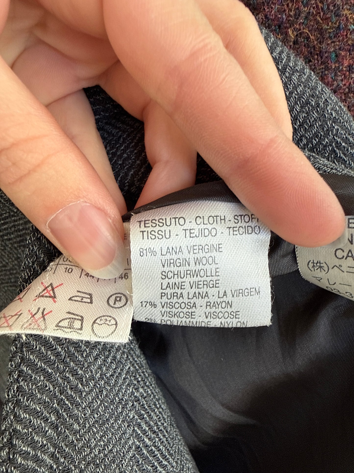 Deux piece business clasic Marella by Max Mara cu sacou cambrat și fustă conică