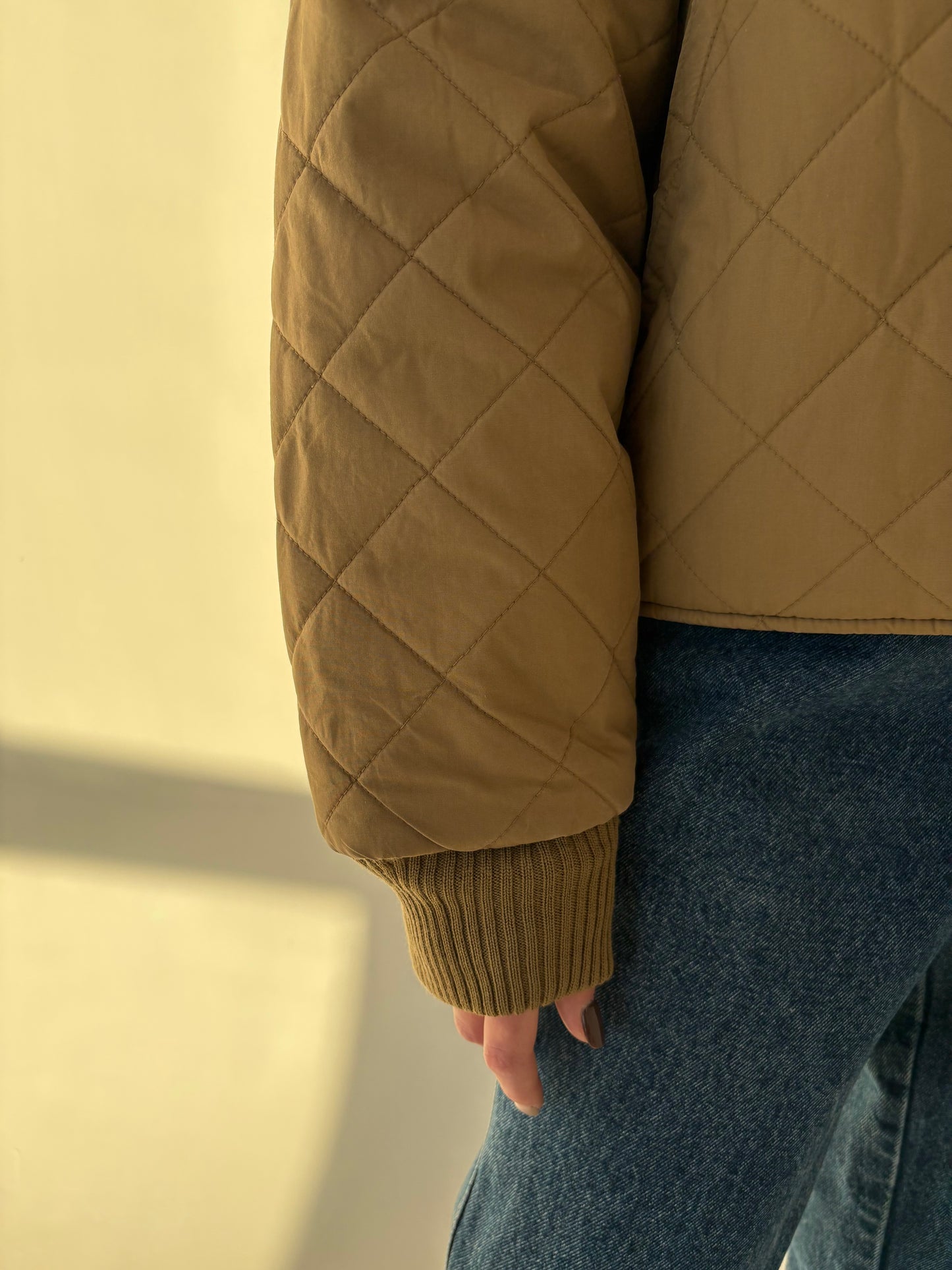 Geacă matlasata Ralph Lauren camel