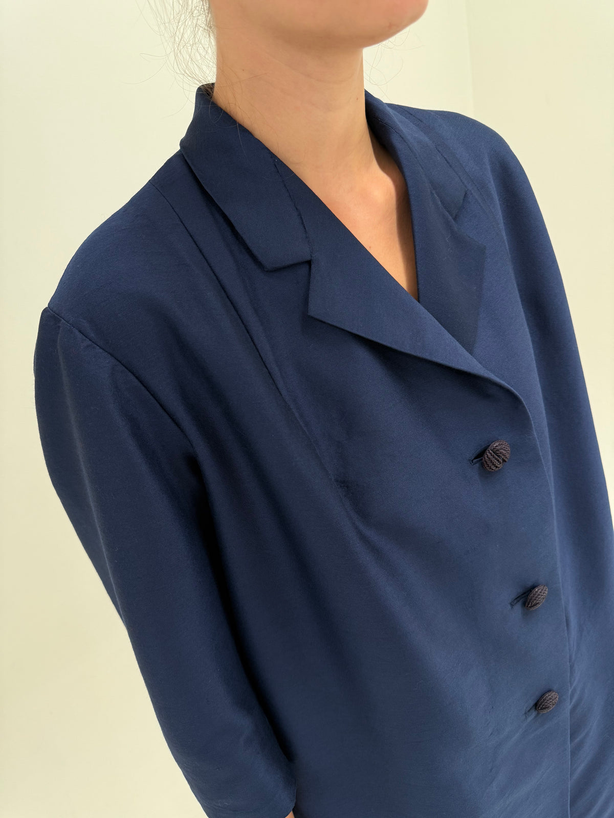 Robe-manteau old vintage anii 60 din lana extrafina ușor lucioasă