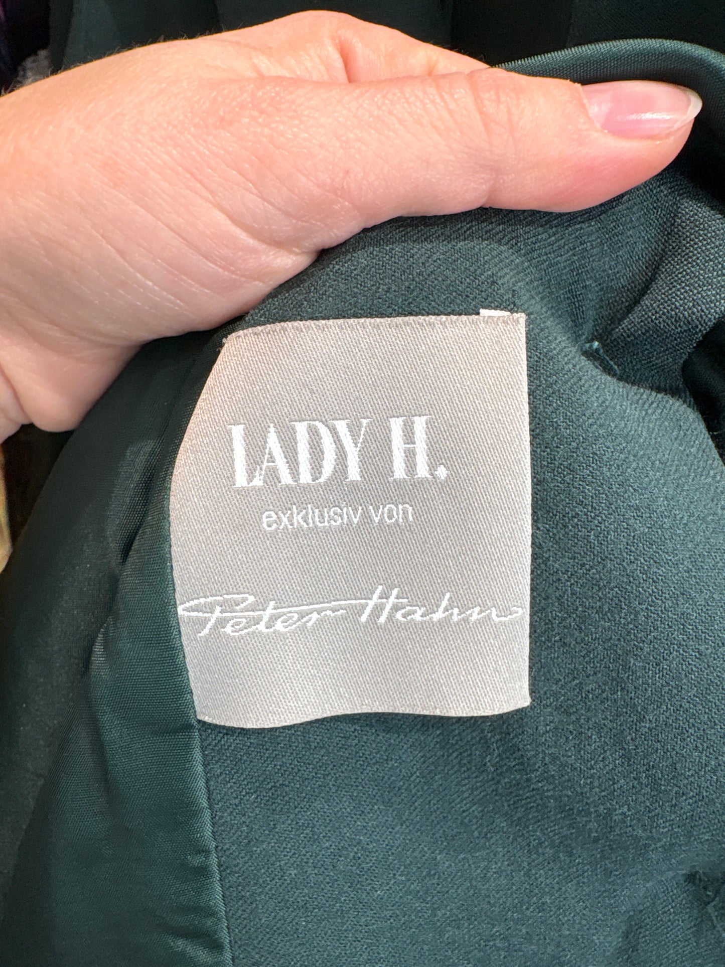 Sacou dark green din lanita extrafina subțire lightweight