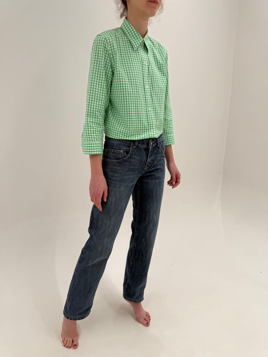 Jeans tall Hugo Boss classic wash in croi actual straight leg spre slim fit