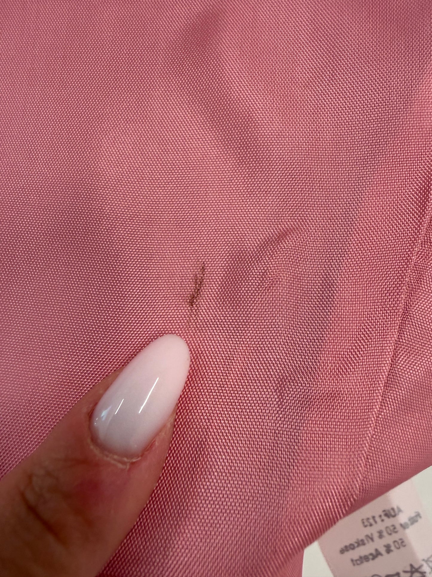 Deux piece dusty pink din mătase naturală dupioni în croi clasic