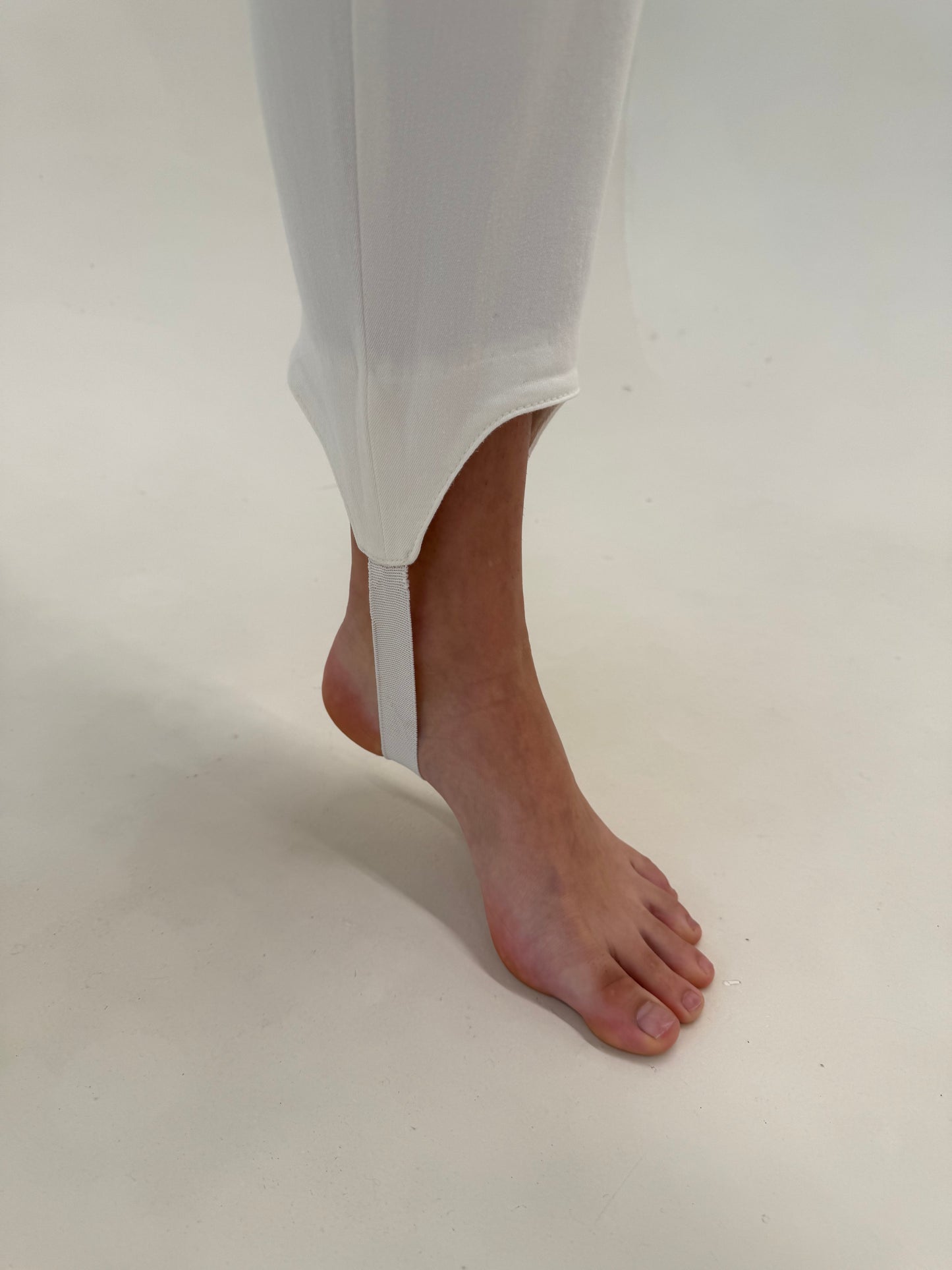 Pantaloni Madeleine din bumbac modelator cu talie ultra înaltă