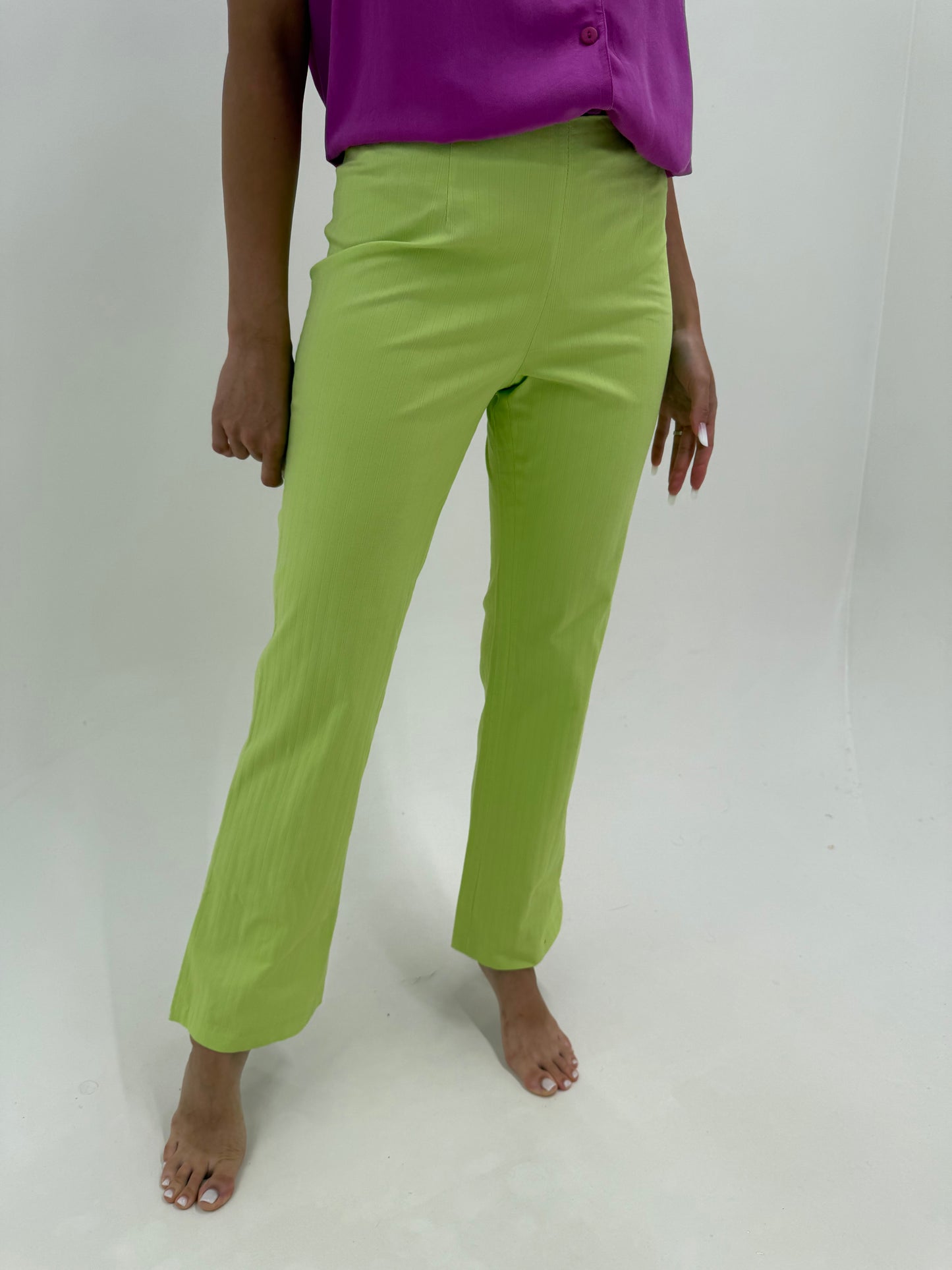 Pantaloni italienești ultra confortdin bumbac modelator