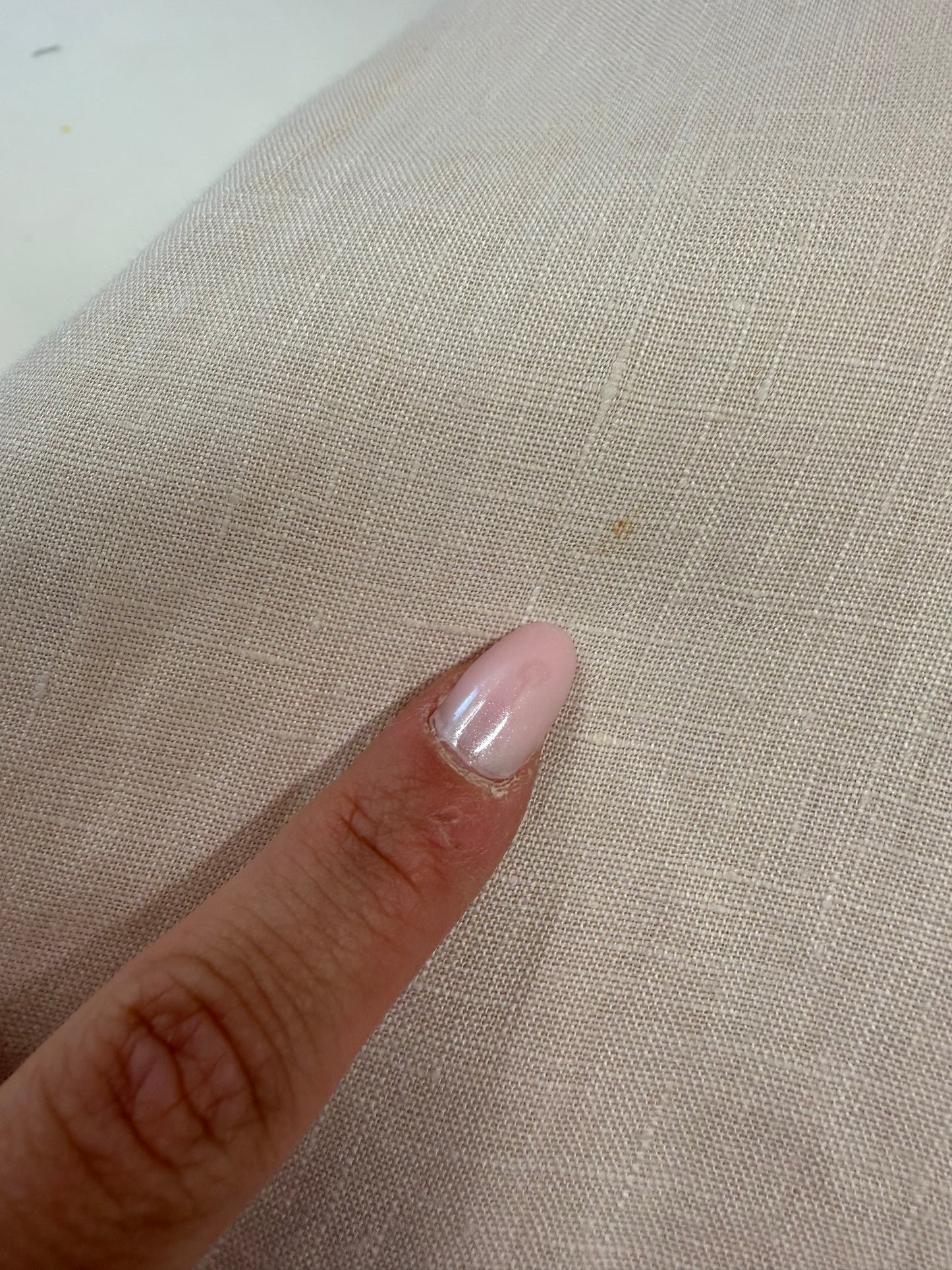Fustă maxi light nude din in premium